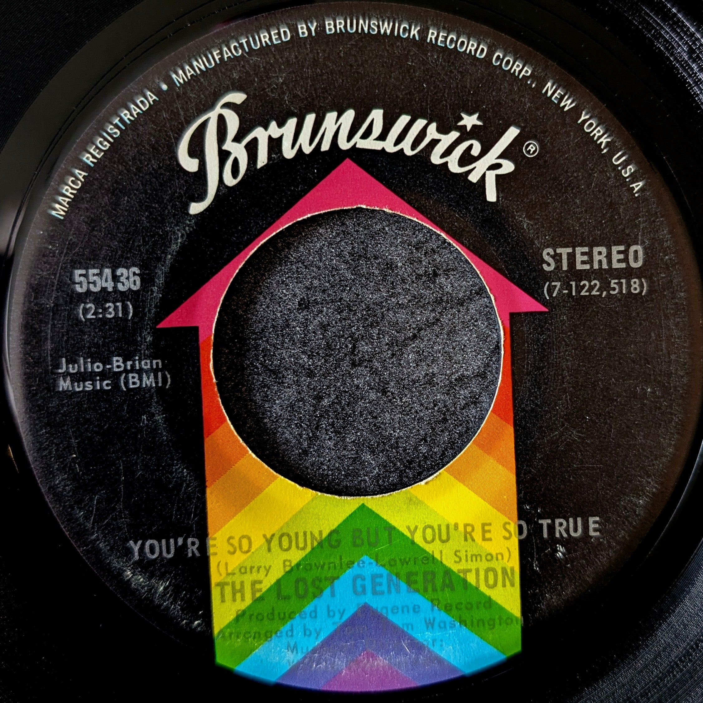The Lost Generation-The Sly,Slick,And The Wicked/You're so young but You're so true