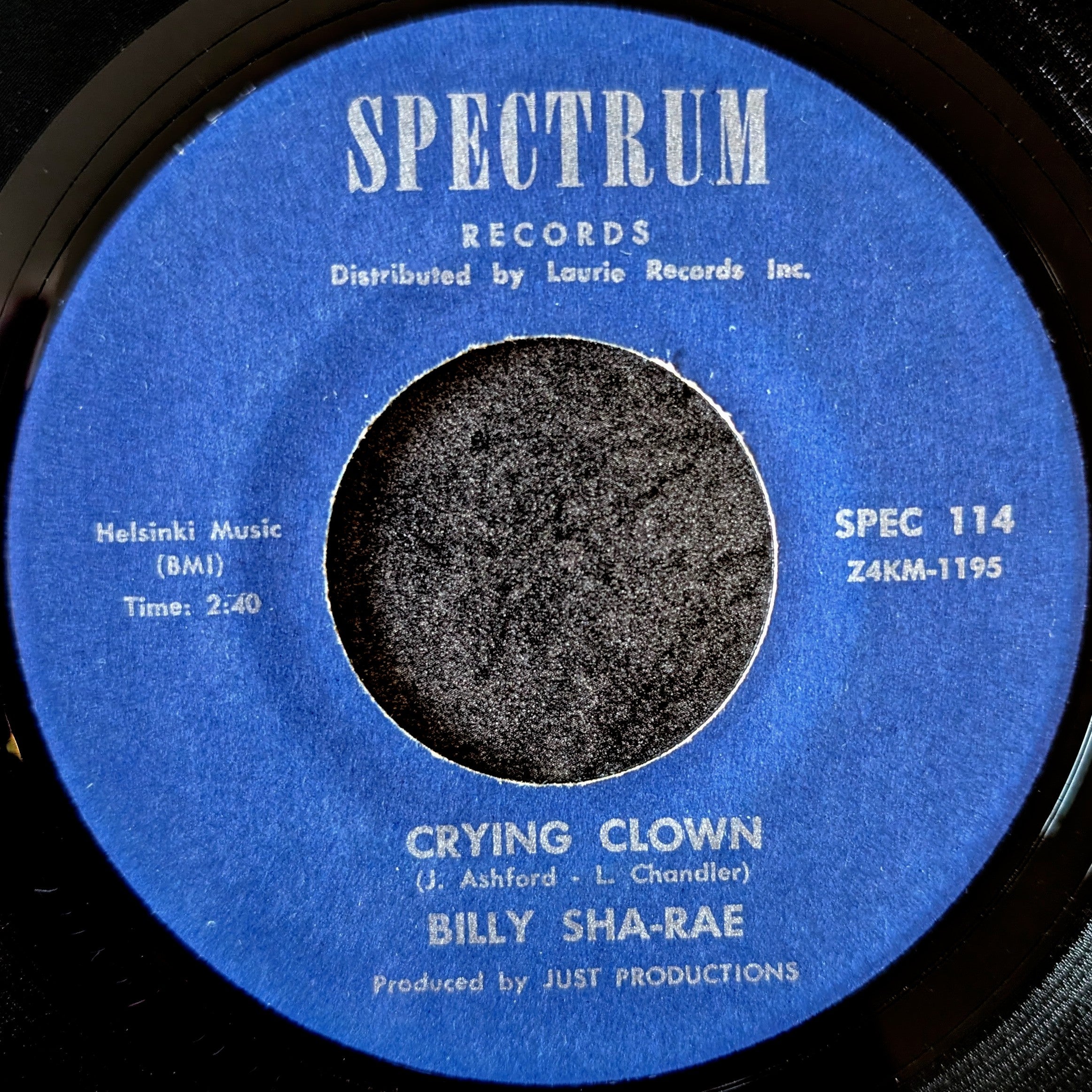 Billy Sha-Rae-Do it/Crying clown