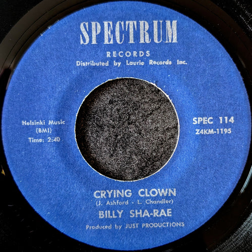 Billy Sha-Rae-Do it/Crying clown