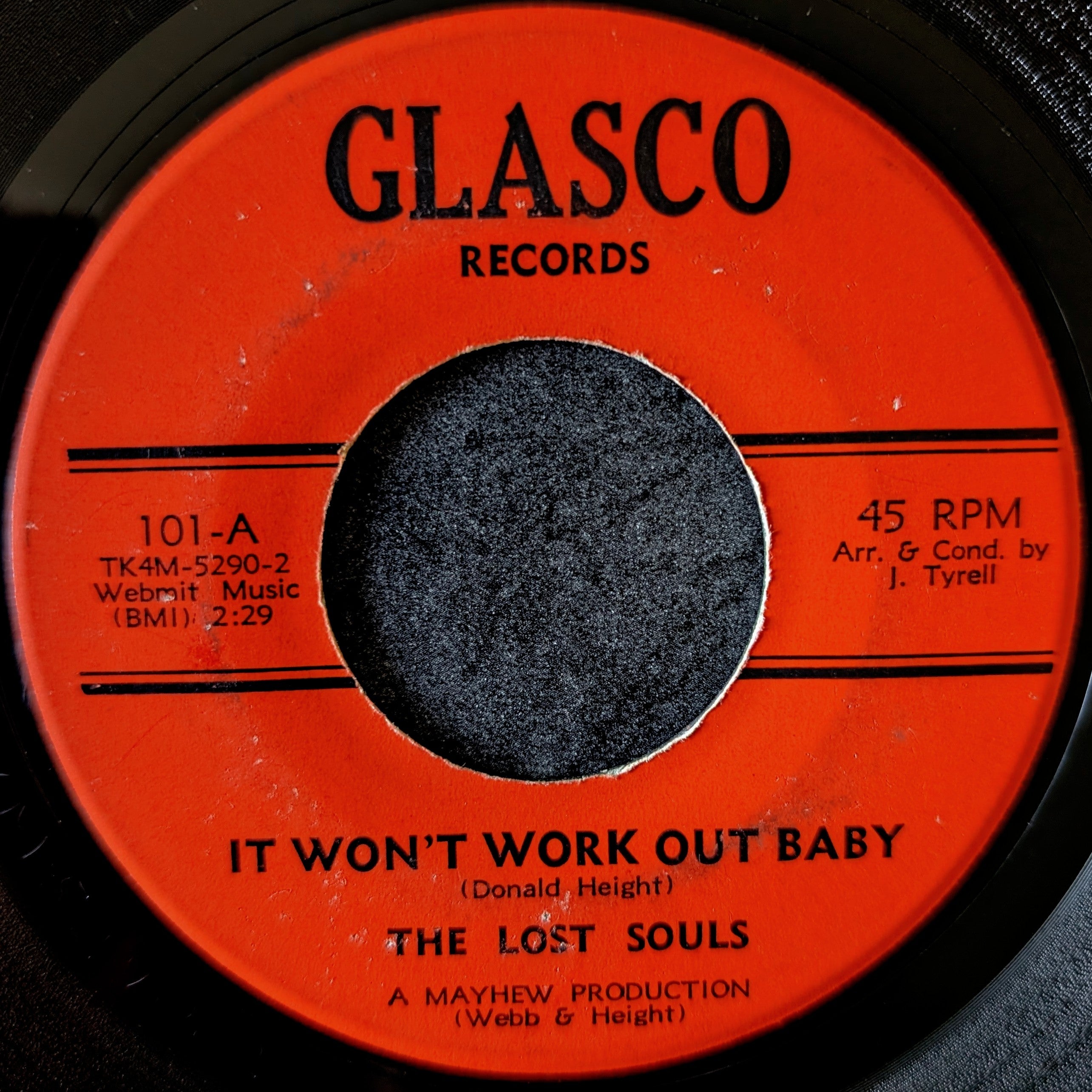 The Lost Soul-It won't out baby/Give me your love