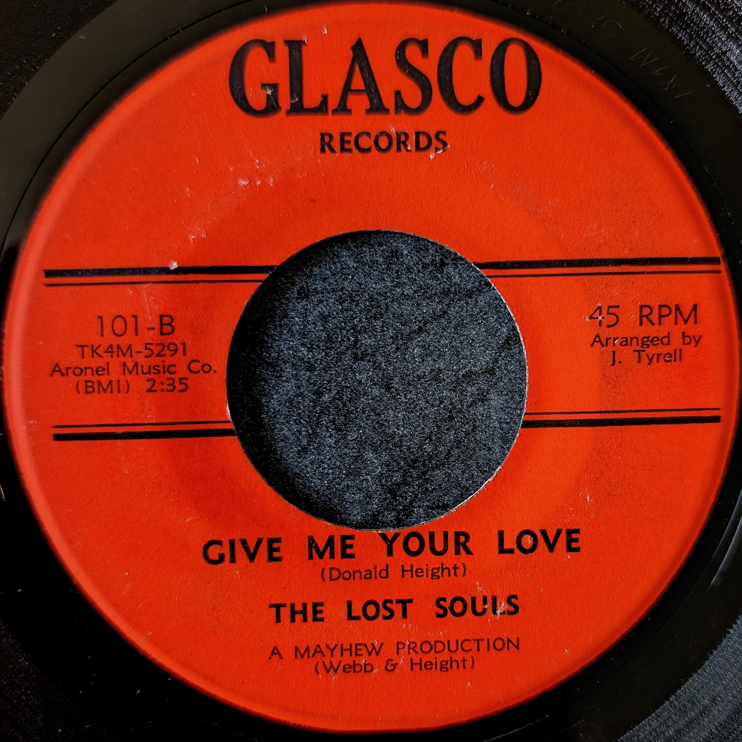 The Lost Soul-It won't out baby/Give me your love