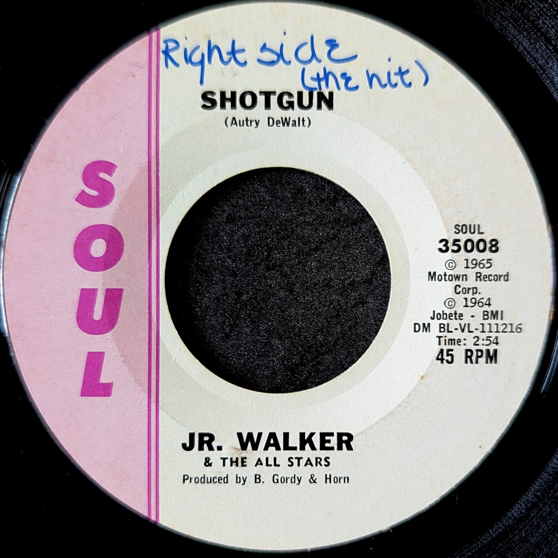 Jr. Walker & The All Stars - Shotgun / Hot Cha