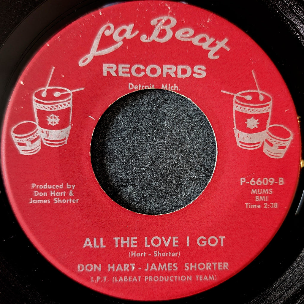 Don Hart-James Shorter-I Shed a tear/All the love I got