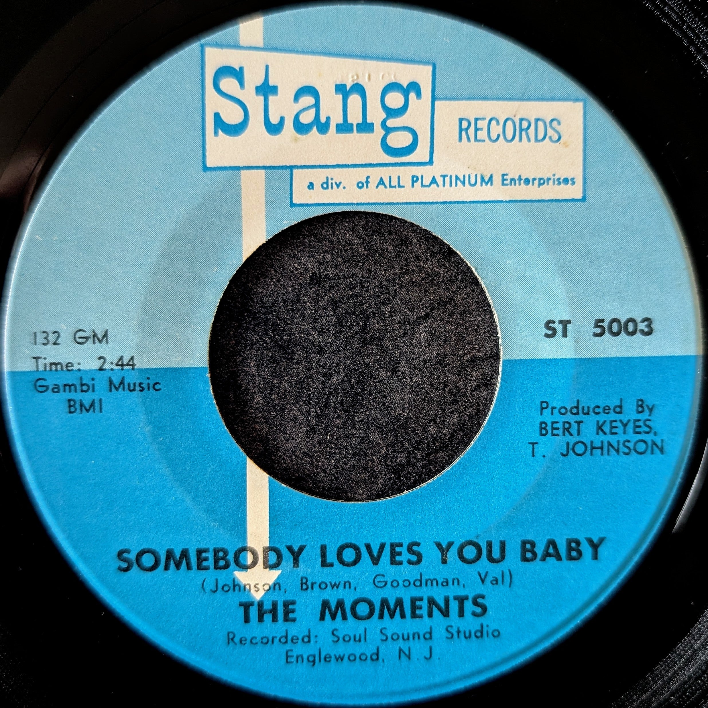 The Moments - Somebody Loves You Baby / Sunday