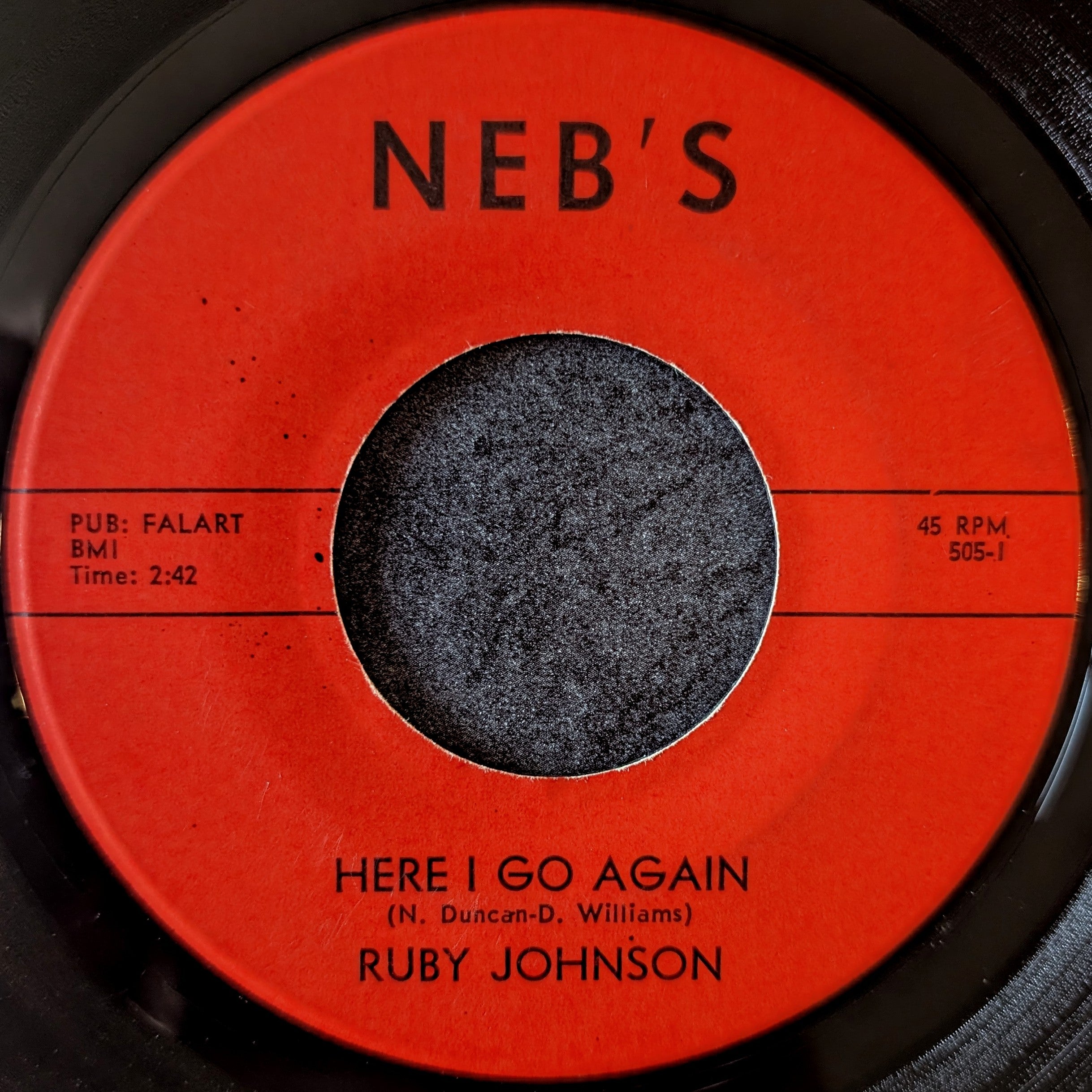 Ruby Johnson - Here I go again/Jerk Shout