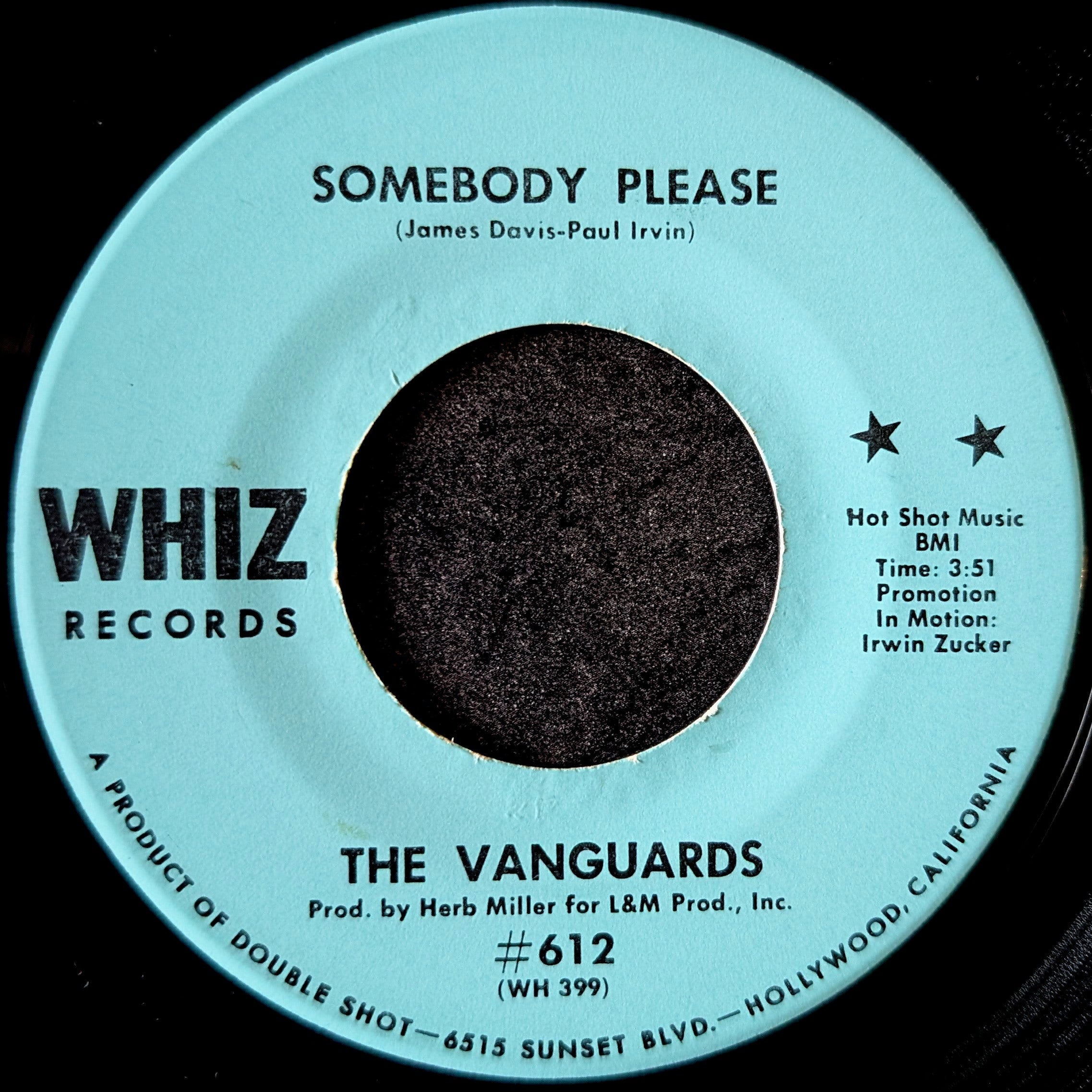 The Vanguards-Somebody Please/I can't use you girl