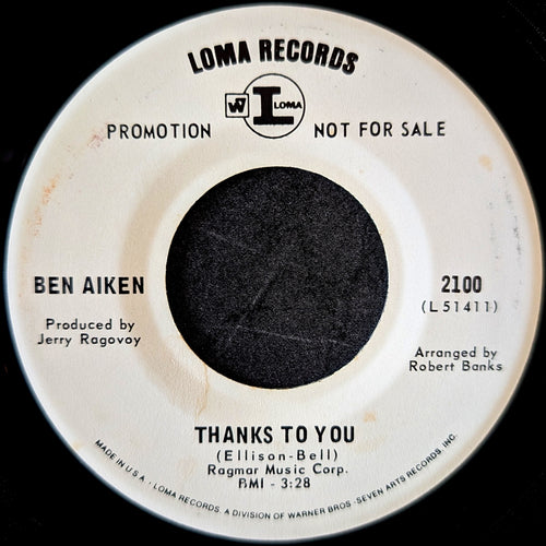Ben Aiken-Baby you move me/Thanks to you