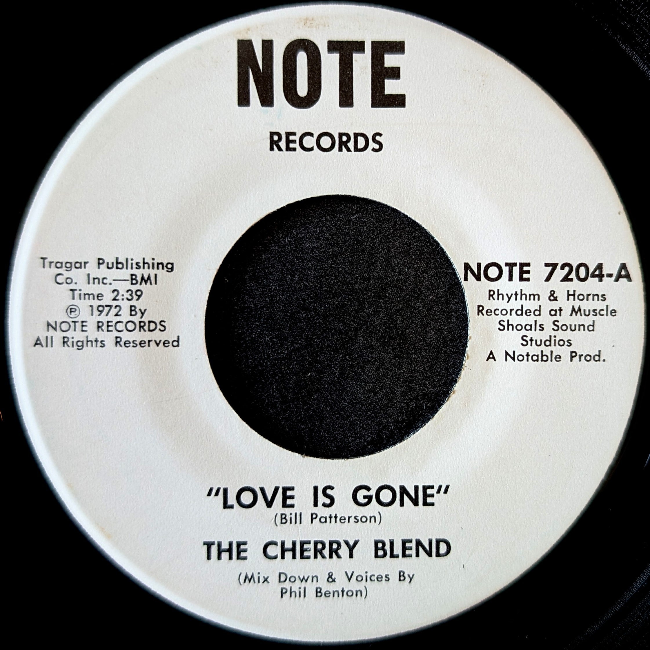The Cherry Blend-Love is gone/Warning of Danger