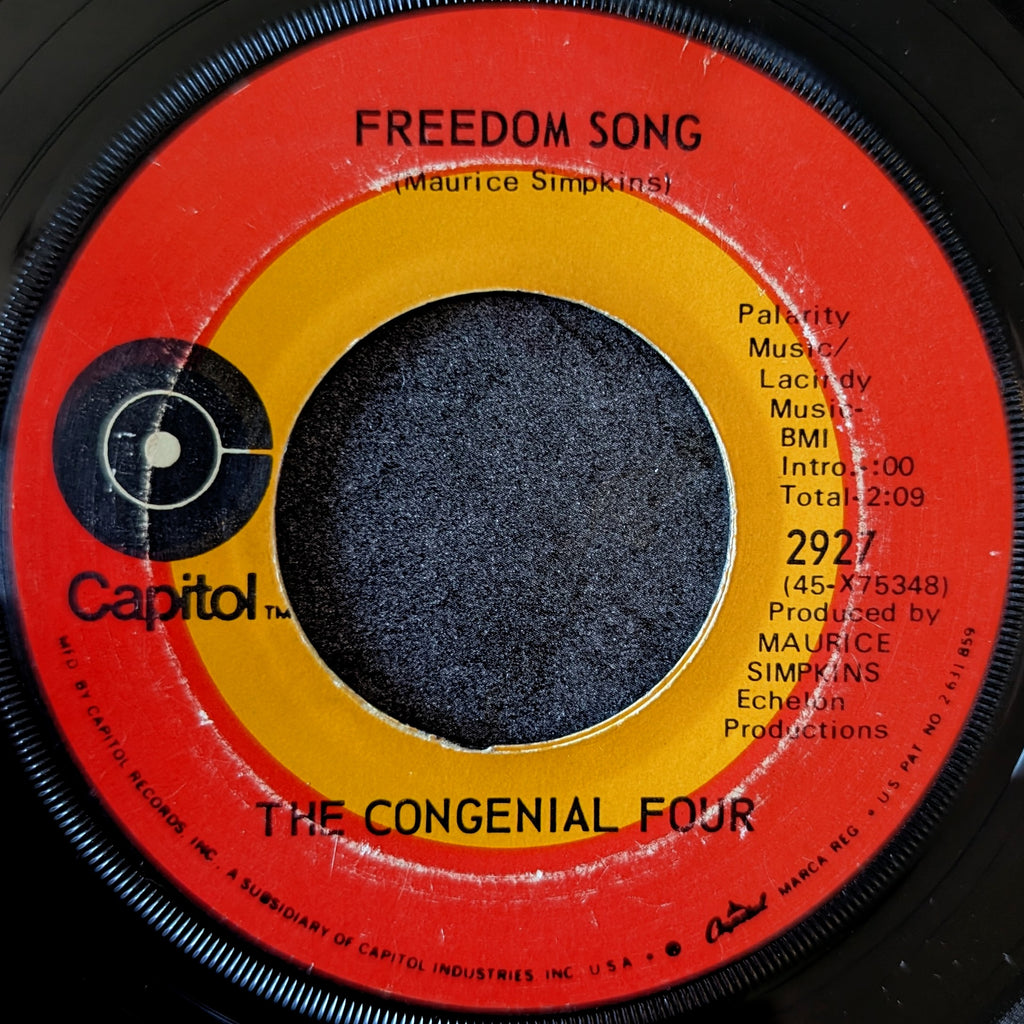 The Congenial Four-You played the part(Of a loser)/Freedom song
