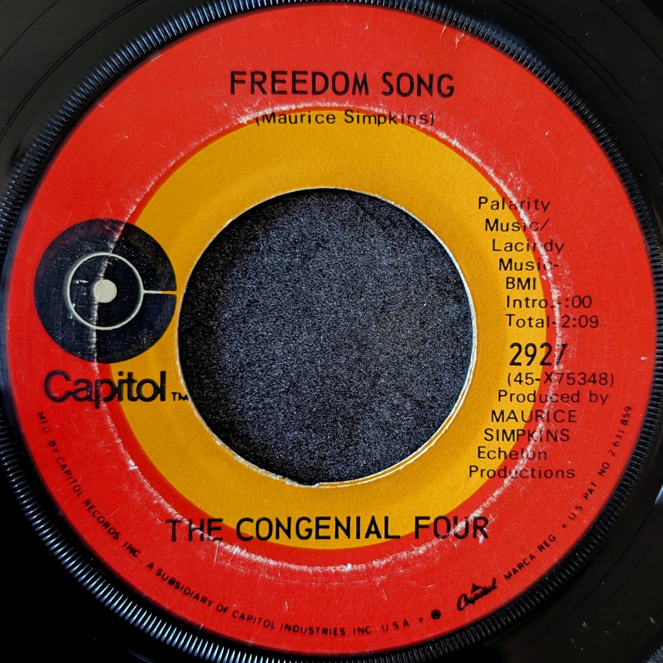 The Congenial Four-You played the part(Of a loser)/Freedom song