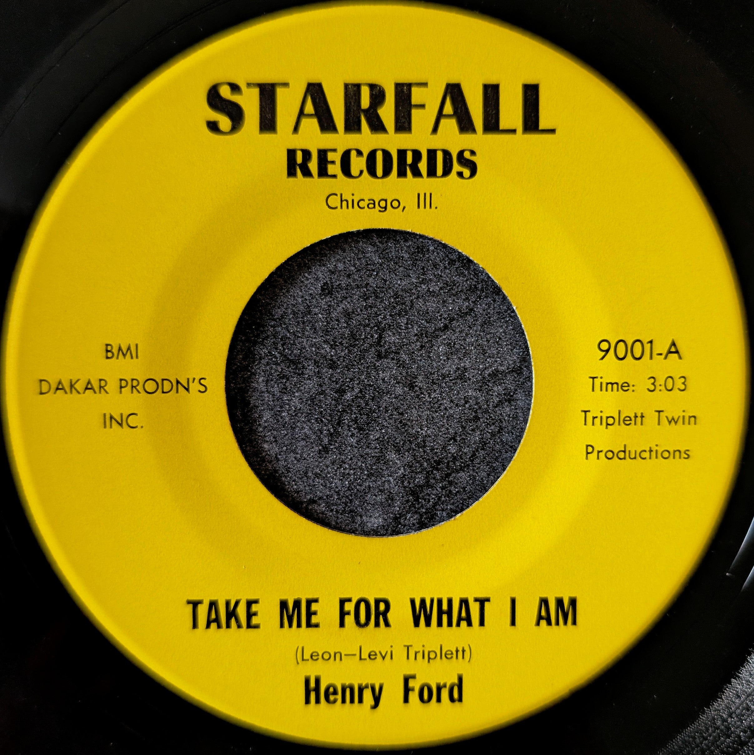 Henry Ford-Take me for what I am/I love you,And need you