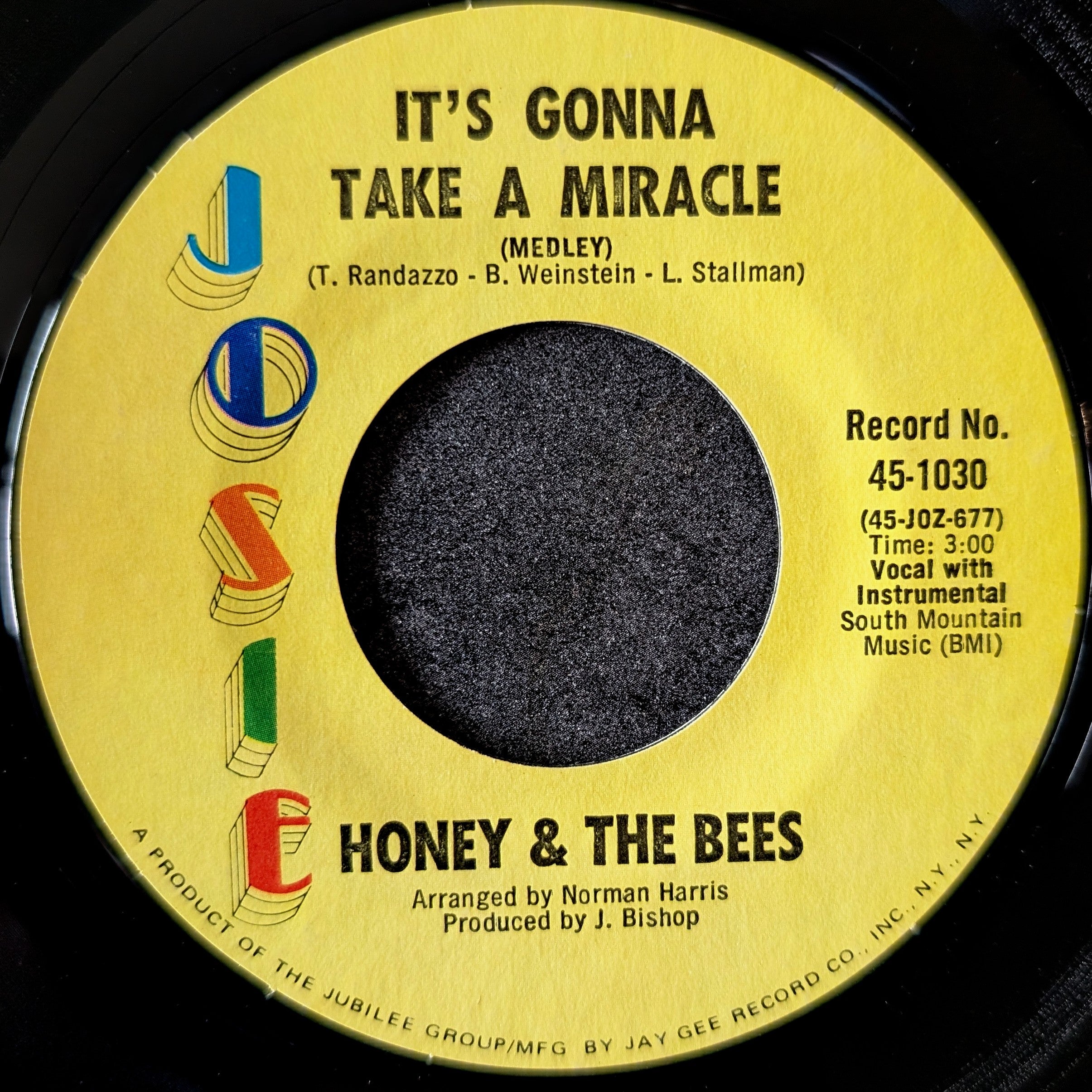 Honey & The Bees-It's gonna take a miracle(Medley)/What about me