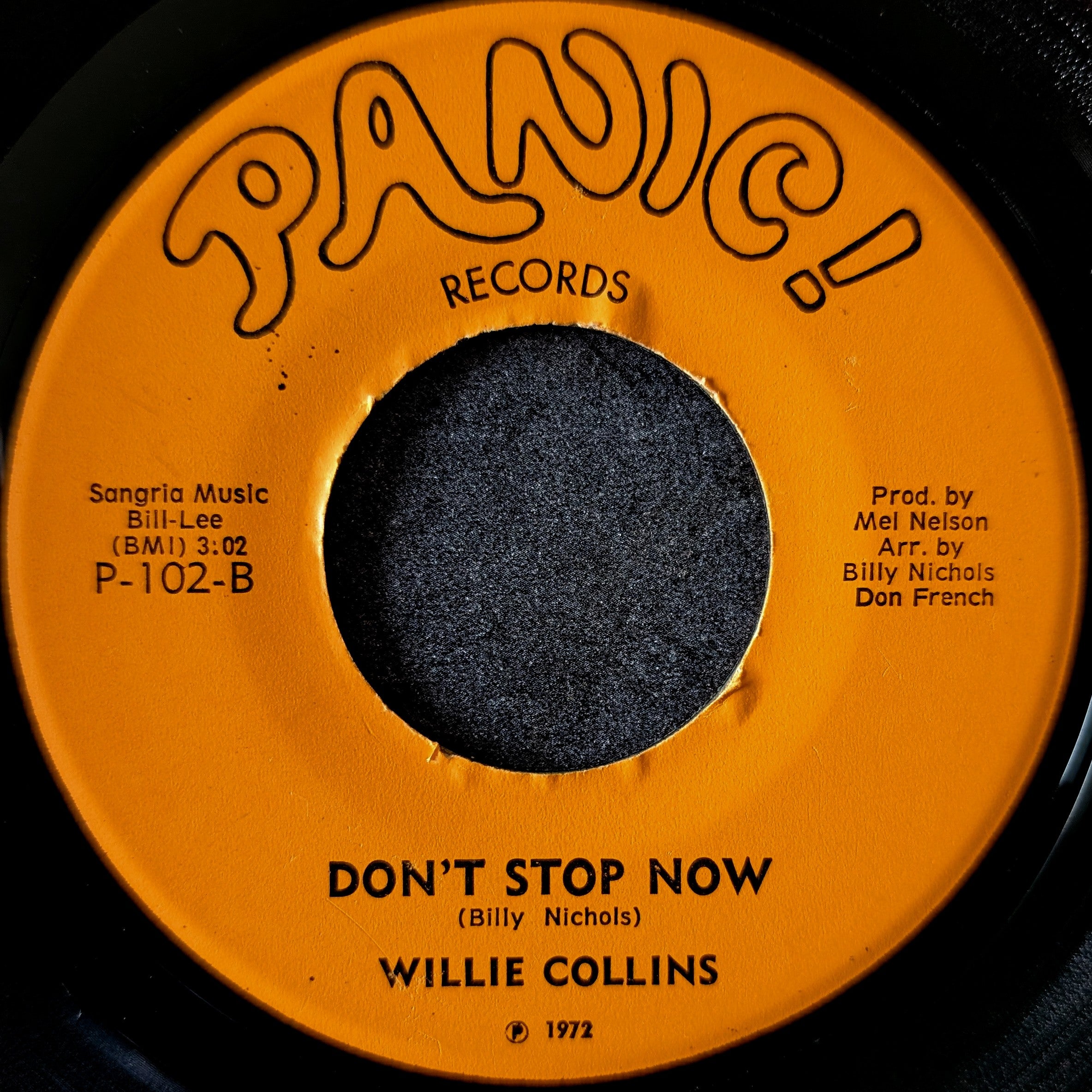 Willie Collins-Stop in the name of love/Don't stop now