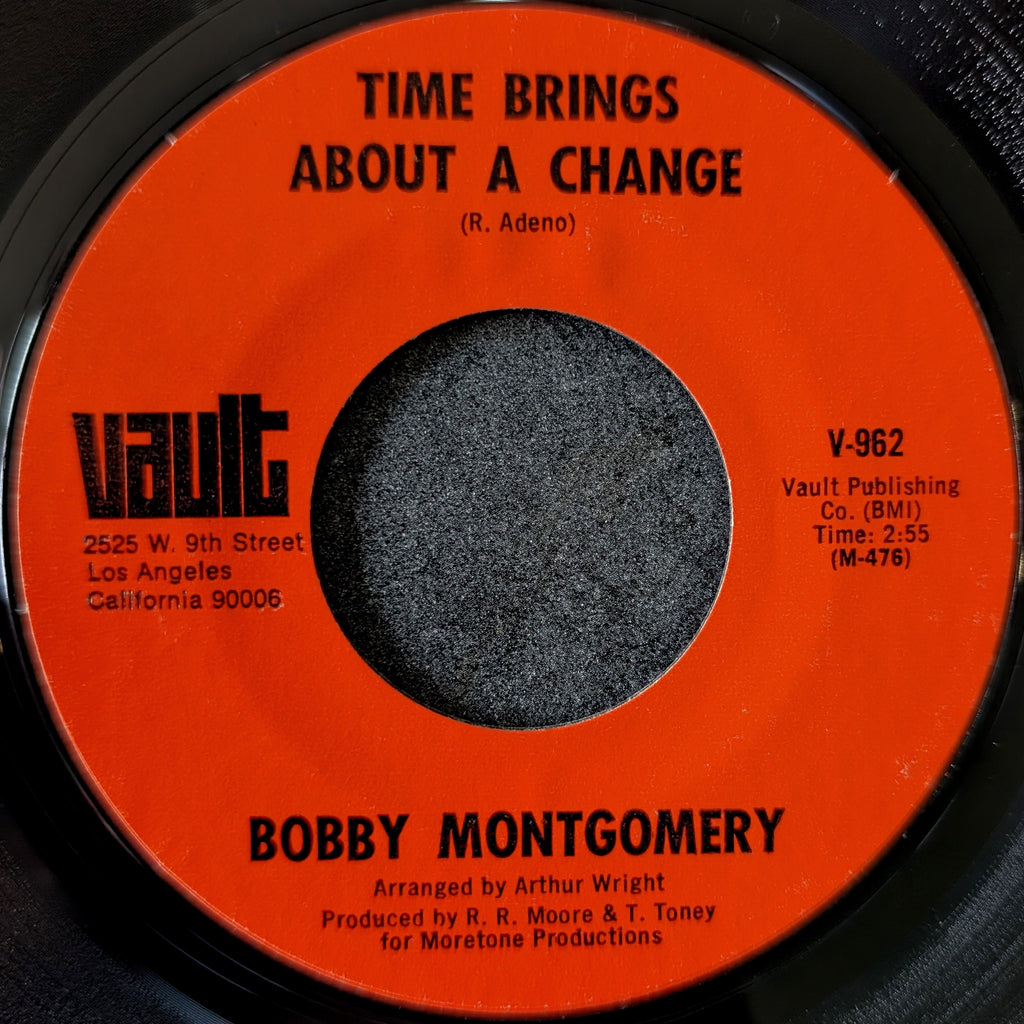 Bobby Montgomery-Tender Tears/Time bring about a change