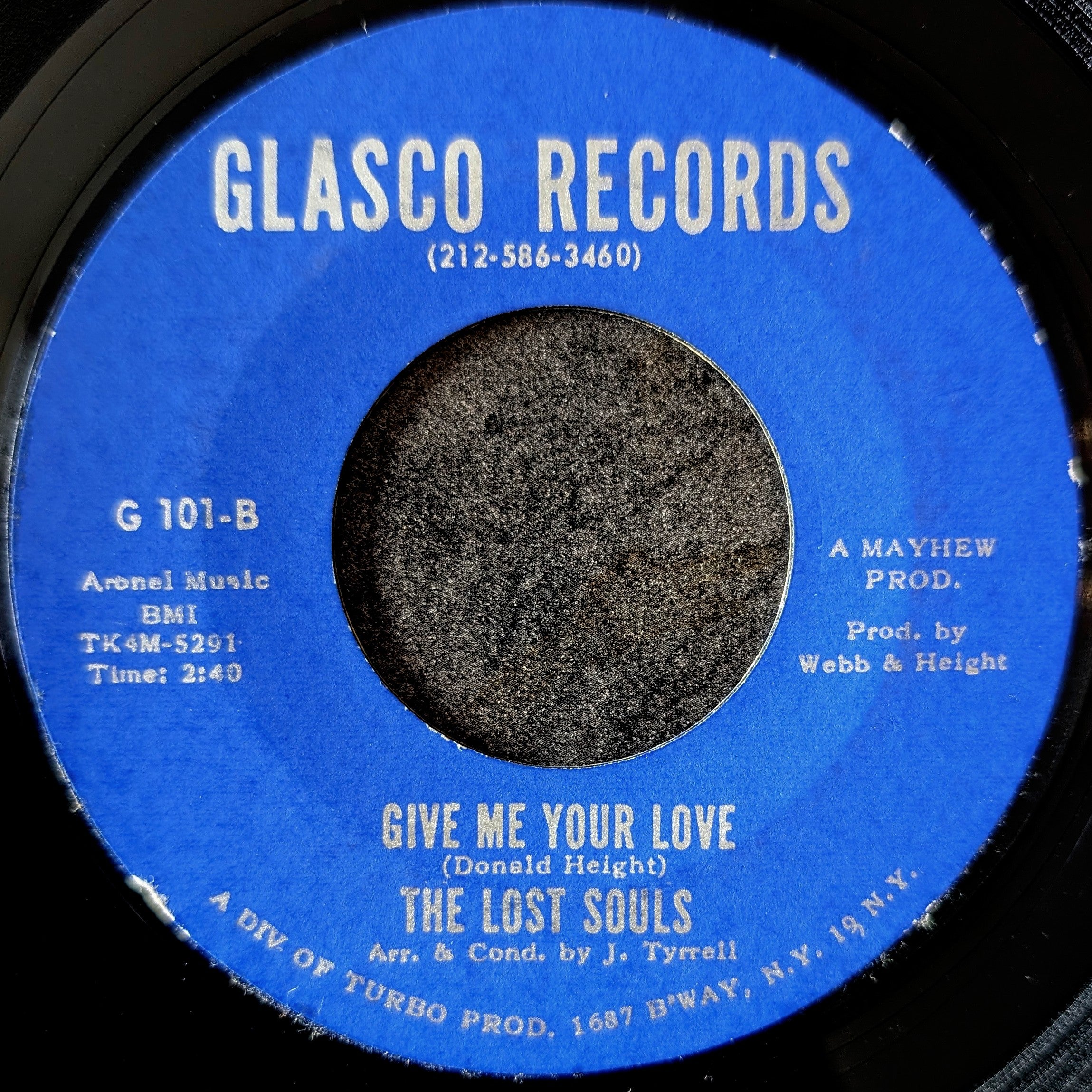 The Lost Souls-It’s won't work out baby/Give me your love