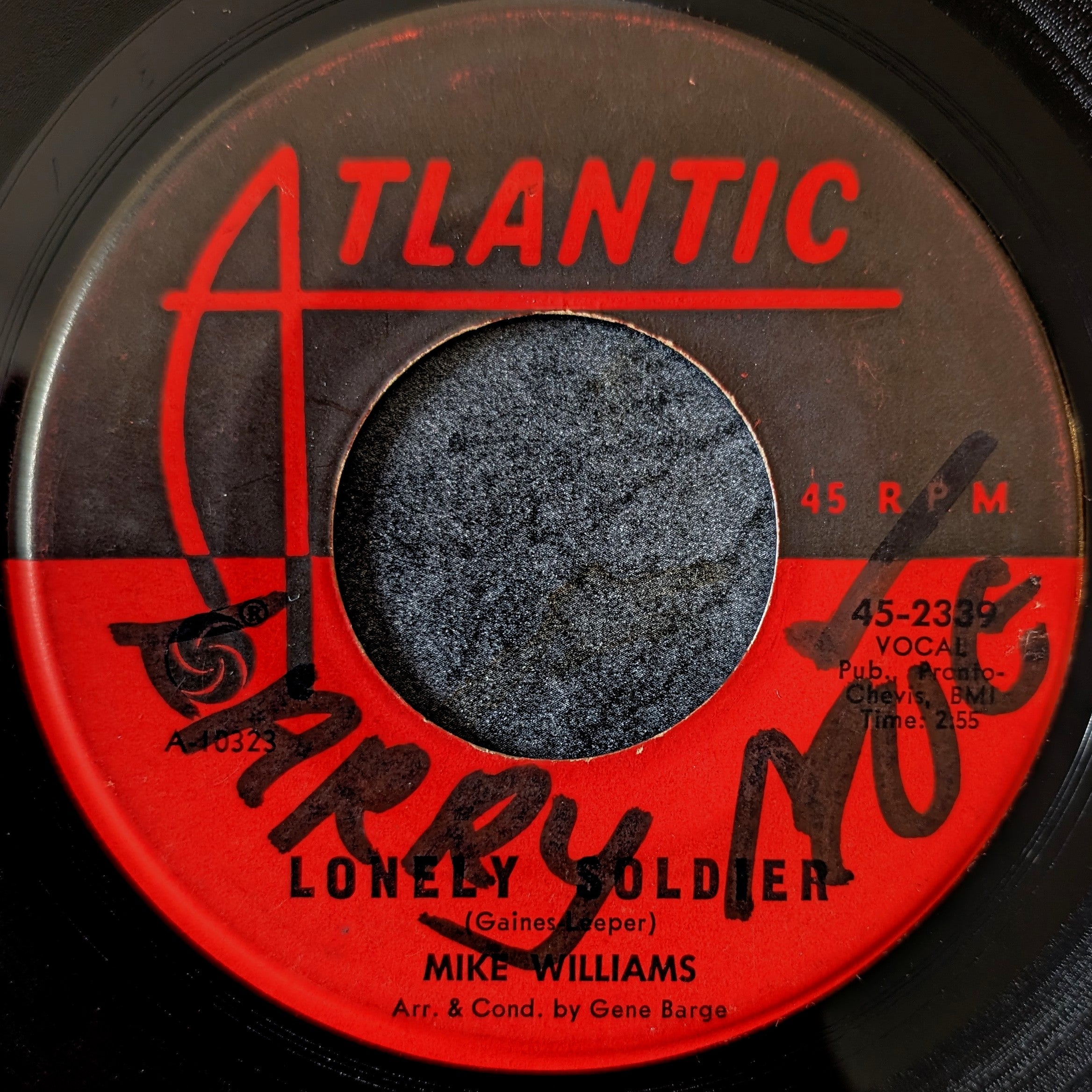 Mike Williams-Lonely Soldier/If this isn't love