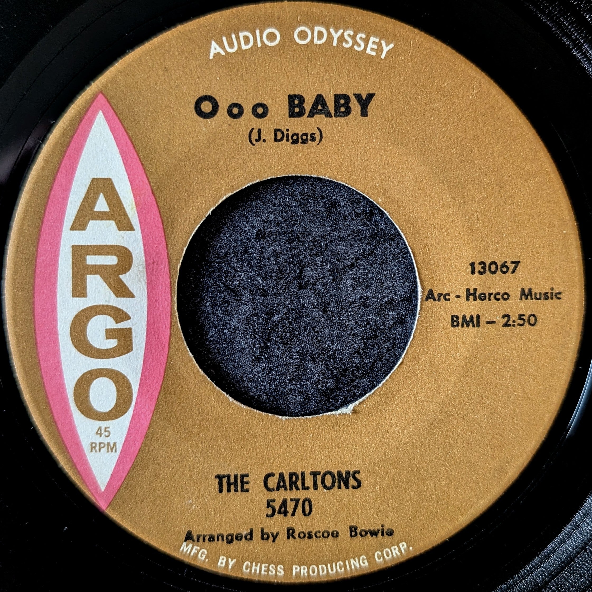 The Carltons-Ooo Baby/Can't you hear the beat