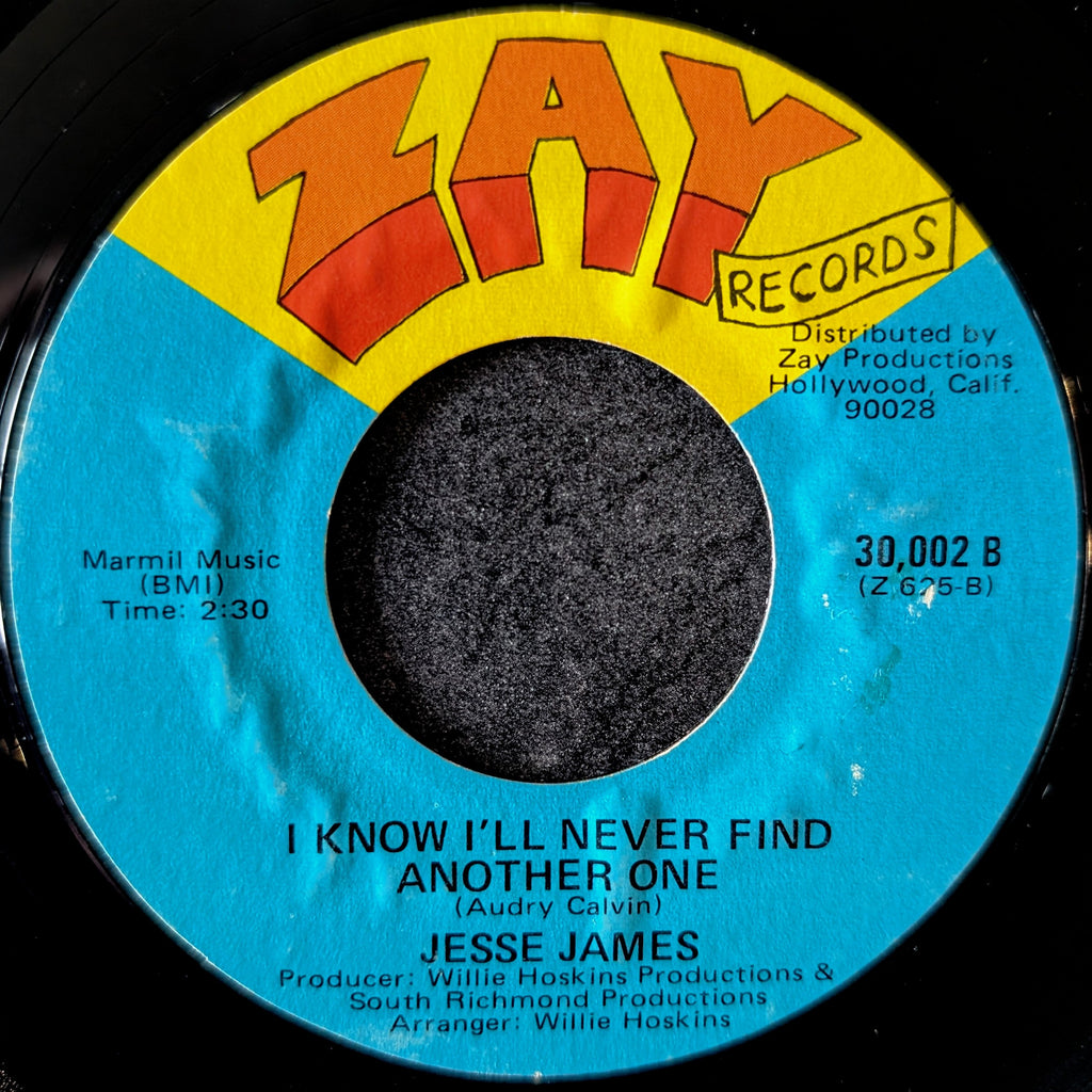 Jesse James-At last/I know I'll never find another one