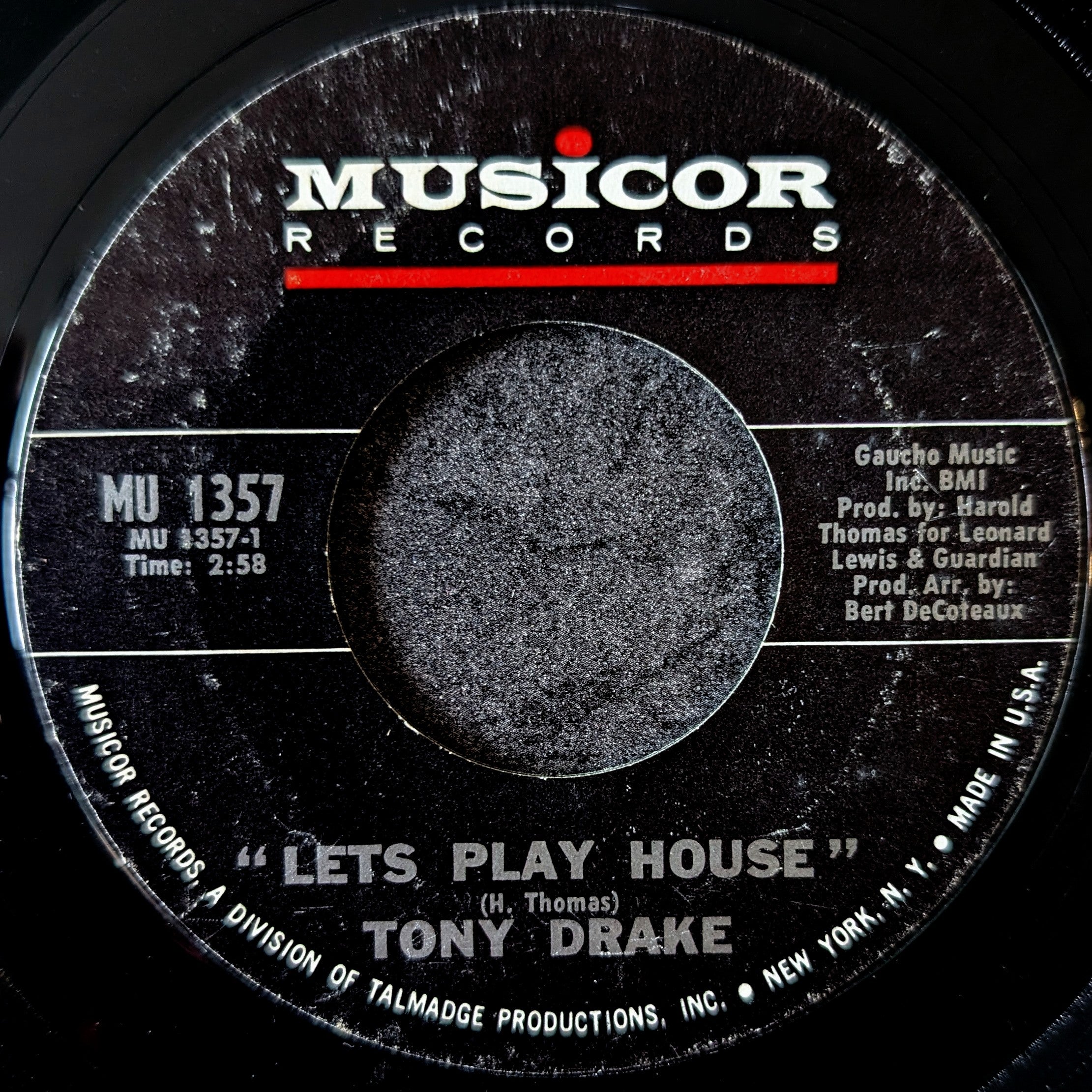 Tony Drake-Let's play house/She's gone