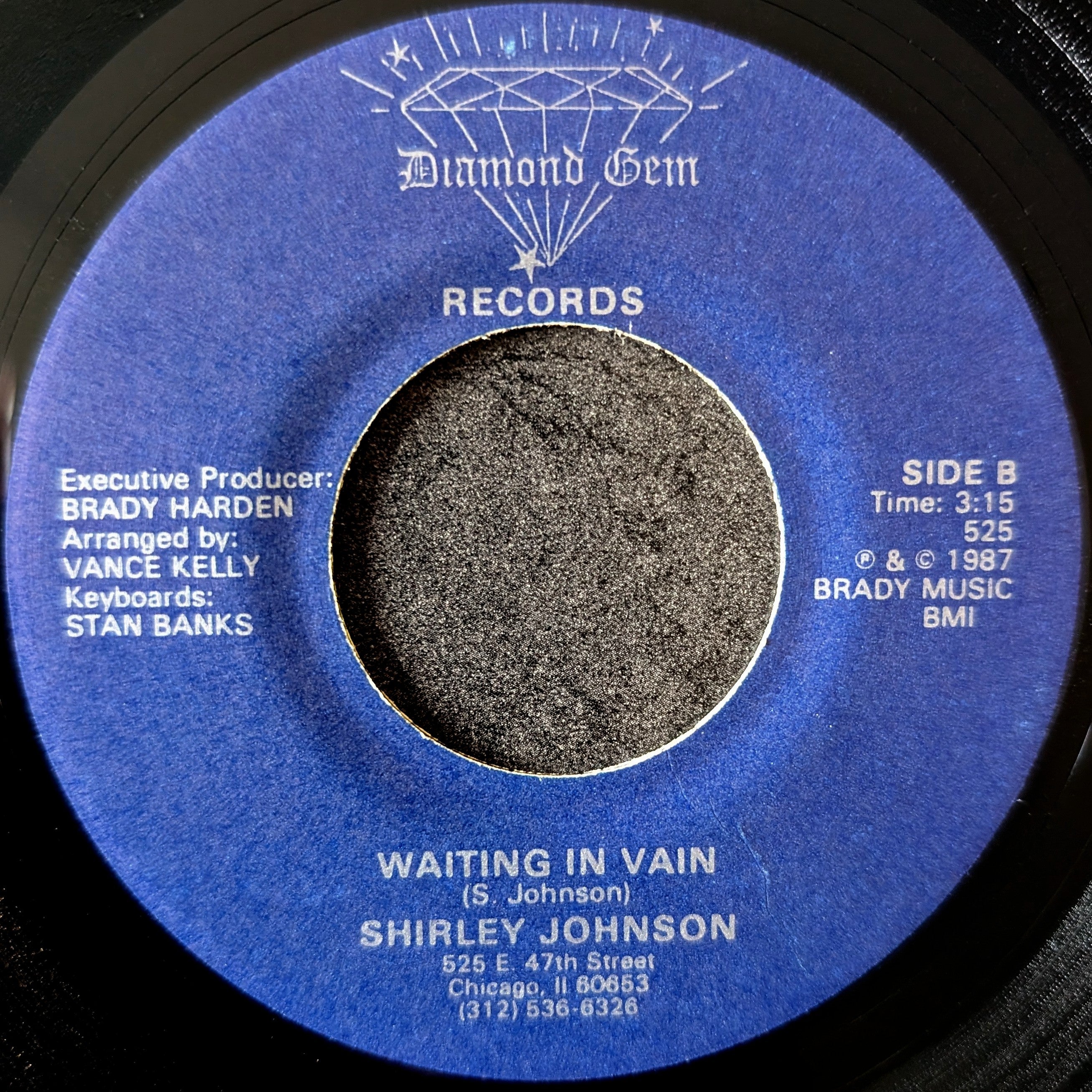 Shirley Johnson-Tripping on you/Waiting in vain