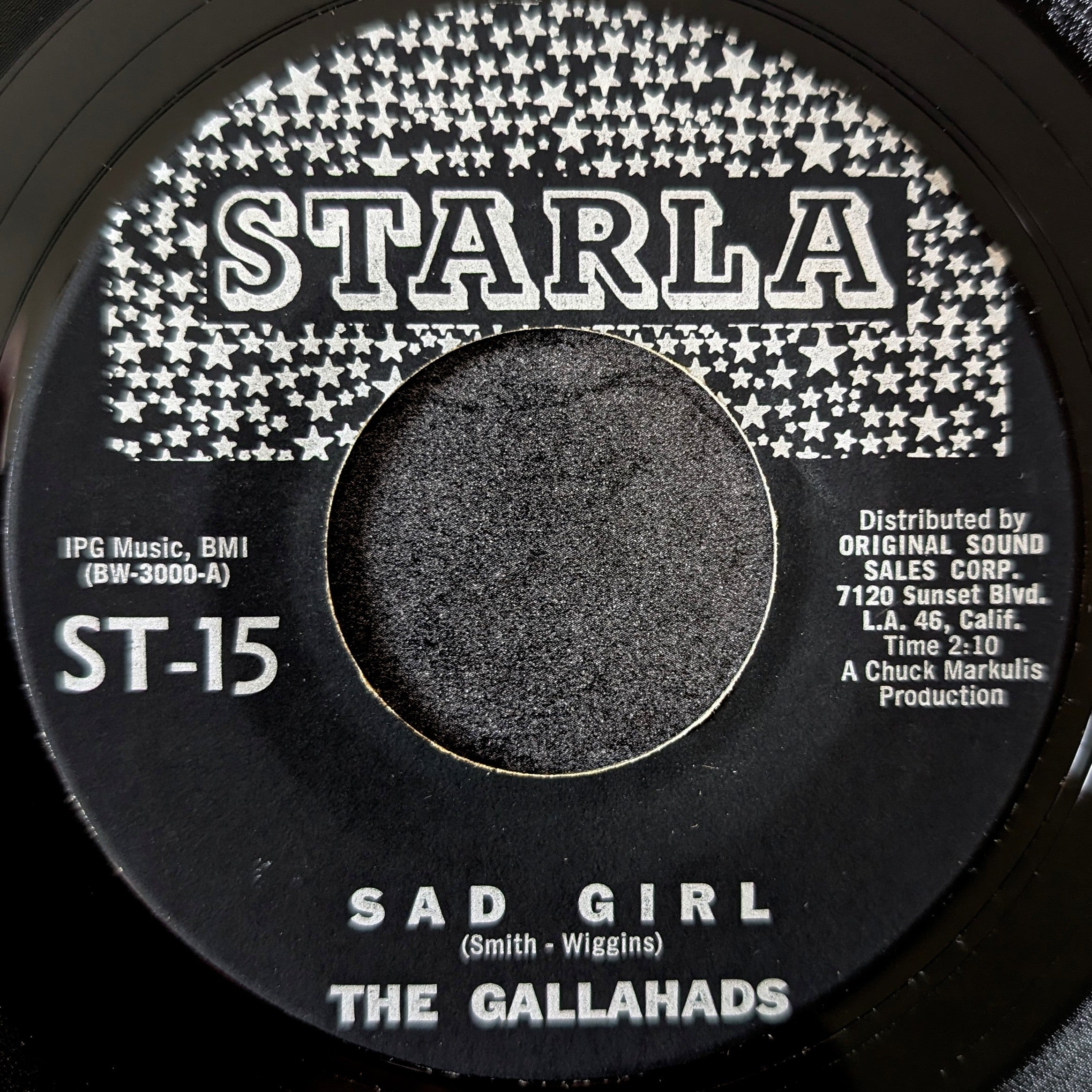 The Gallahads-Sad Girl/Keeper of dreams