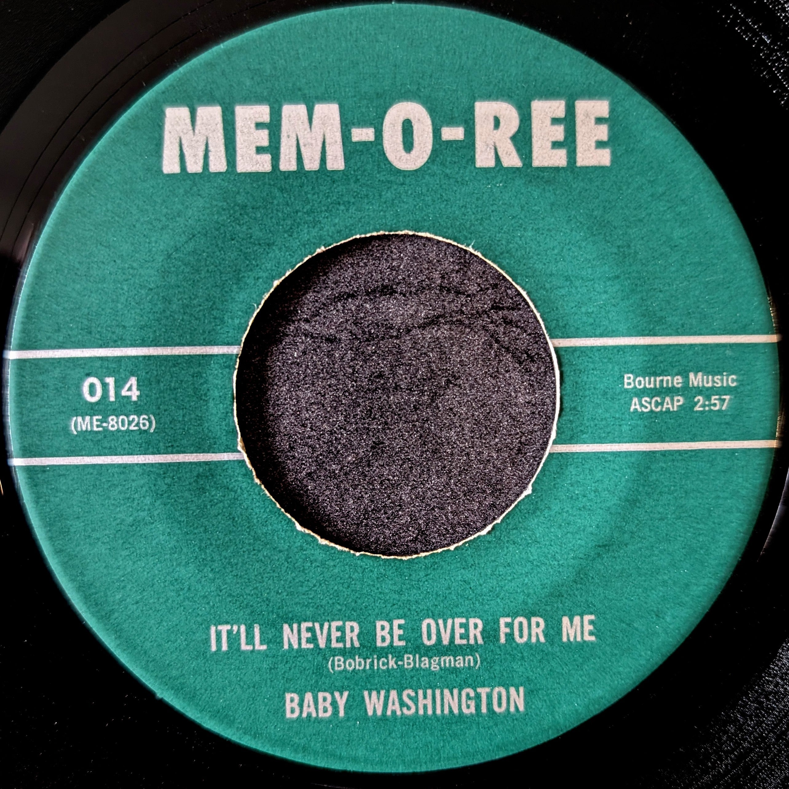 Baby Washington-It'll never be over for me/That's how heartaches are made