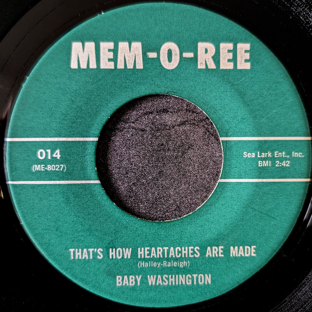 Baby Washington-It'll never be over for me/That's how heartaches are made
