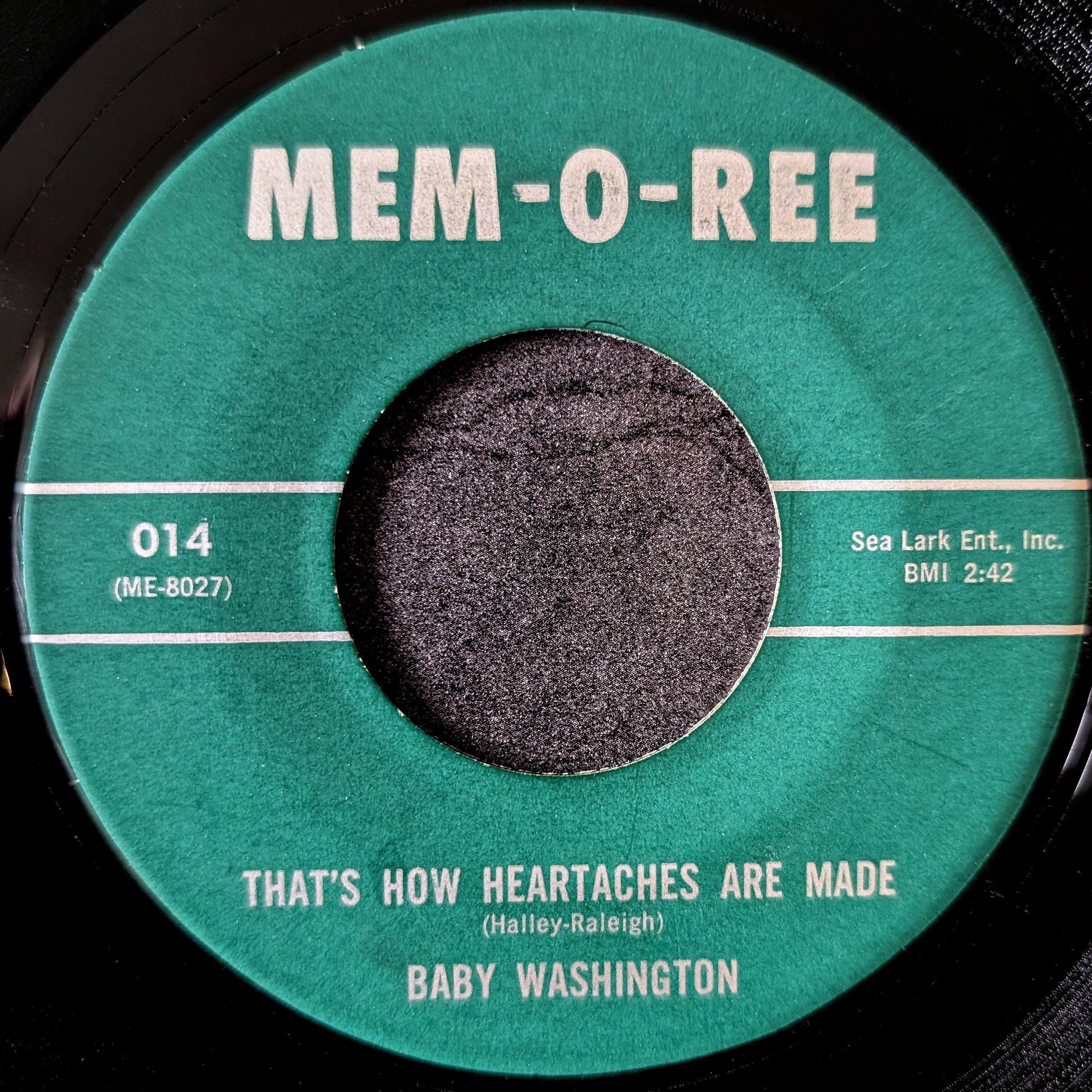 Baby Washington-It'll never be over for me/That's how heartaches are made