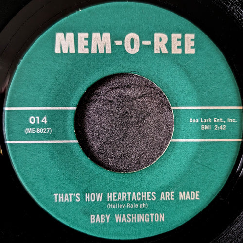Baby Washington-It'll never be over for me/That's how heartaches are made
