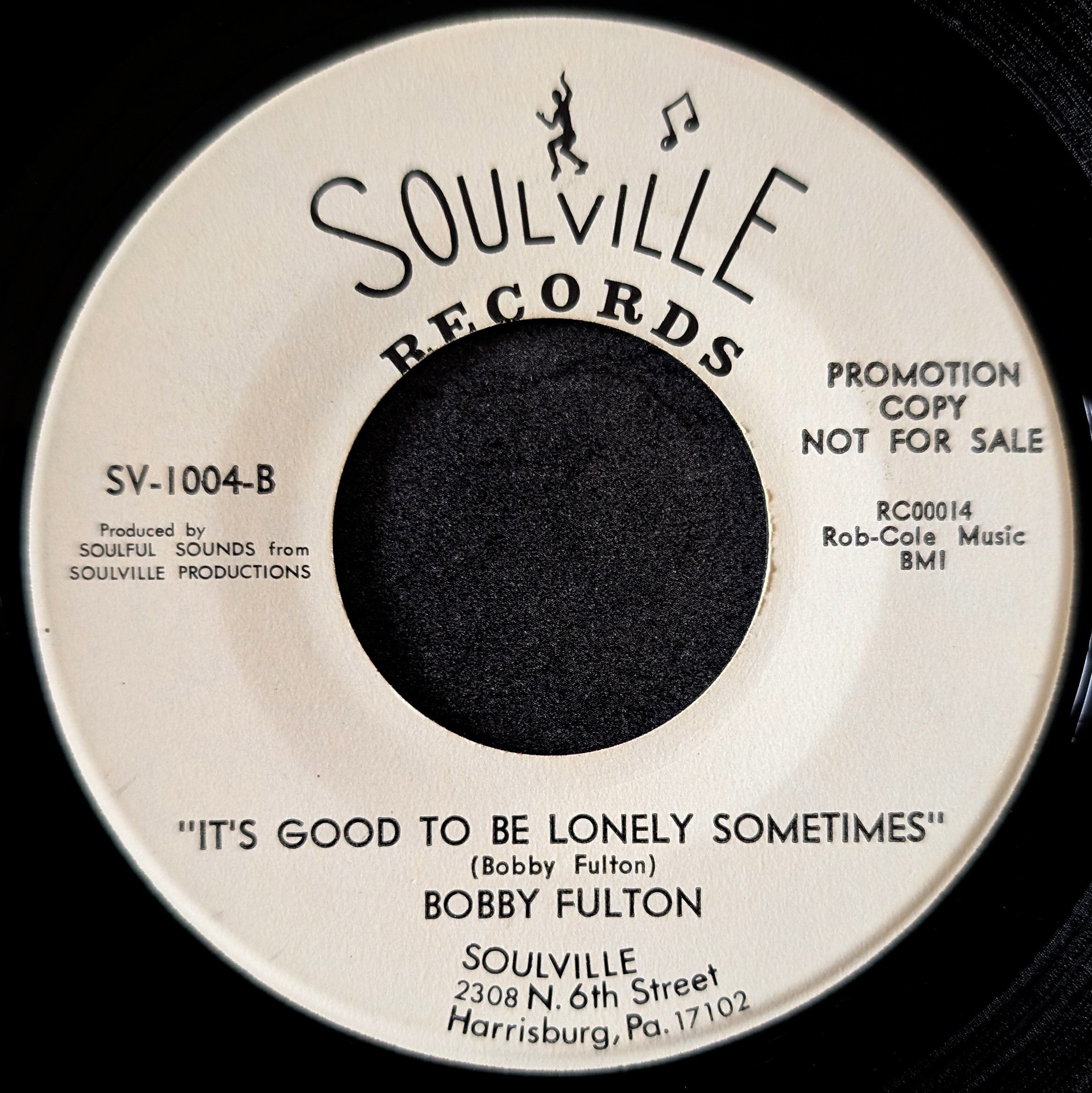 Bobby Fulton-It's all over/It's good to be lonely sometimes