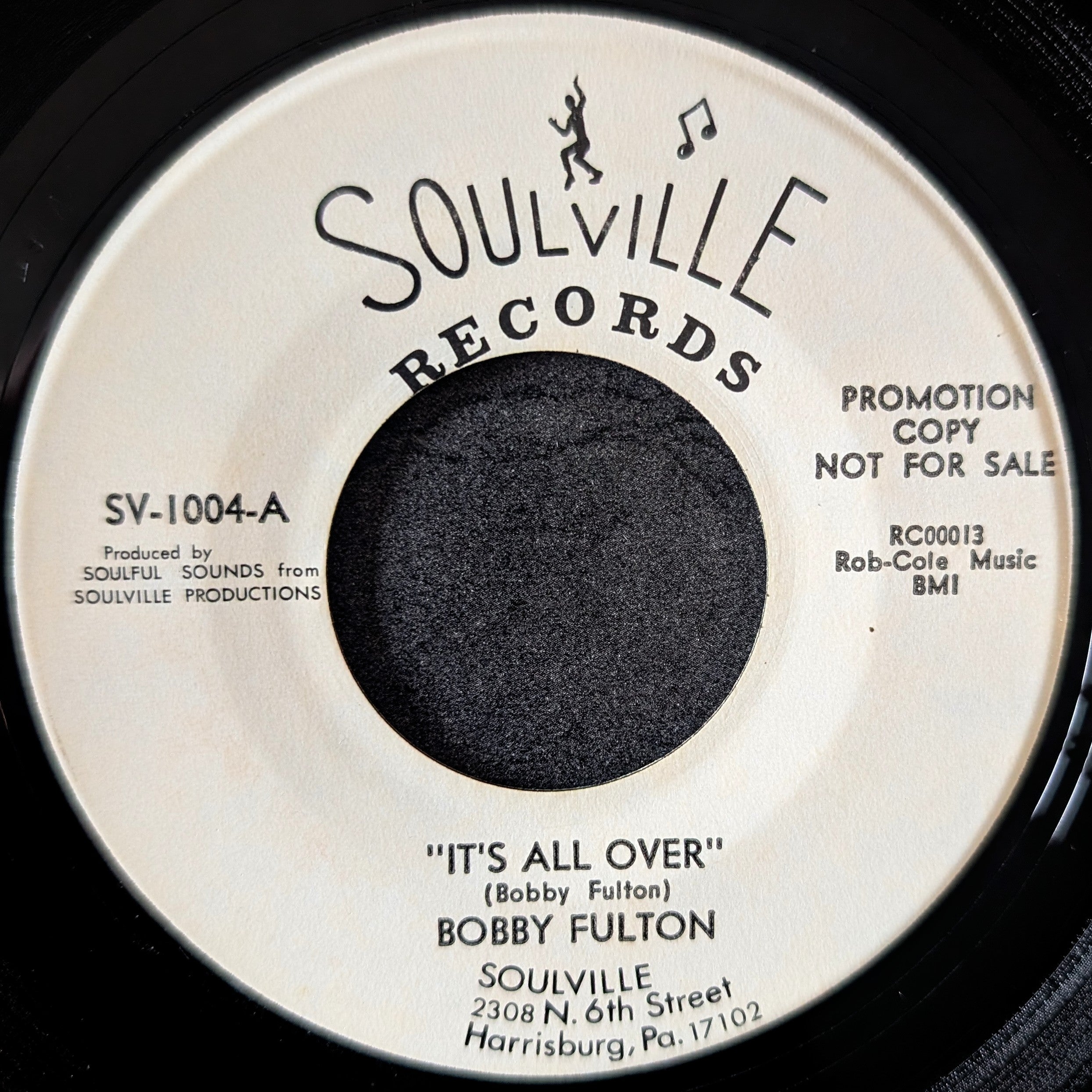Bobby Fulton-It's all over/It's good to be lonely sometimes