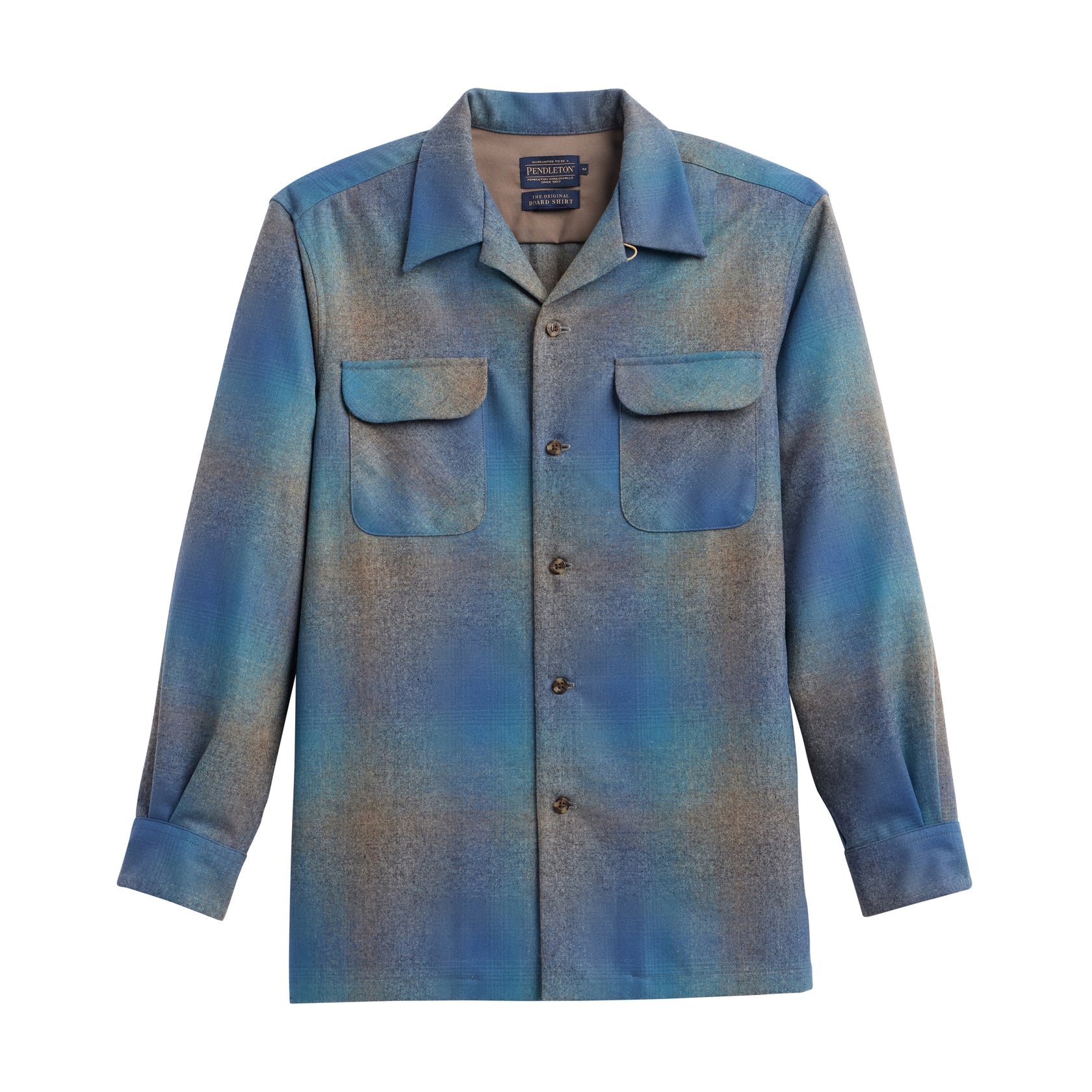 Pendleton Board Shirt Spring 2025 Blue Multi Taupe Mix Ombre