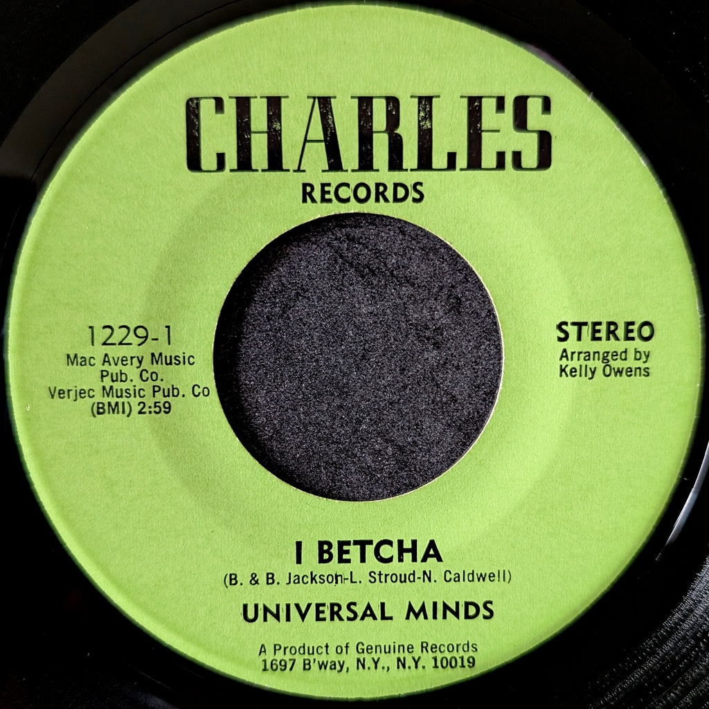 Universal Minds-I Betcha/ A chance at love