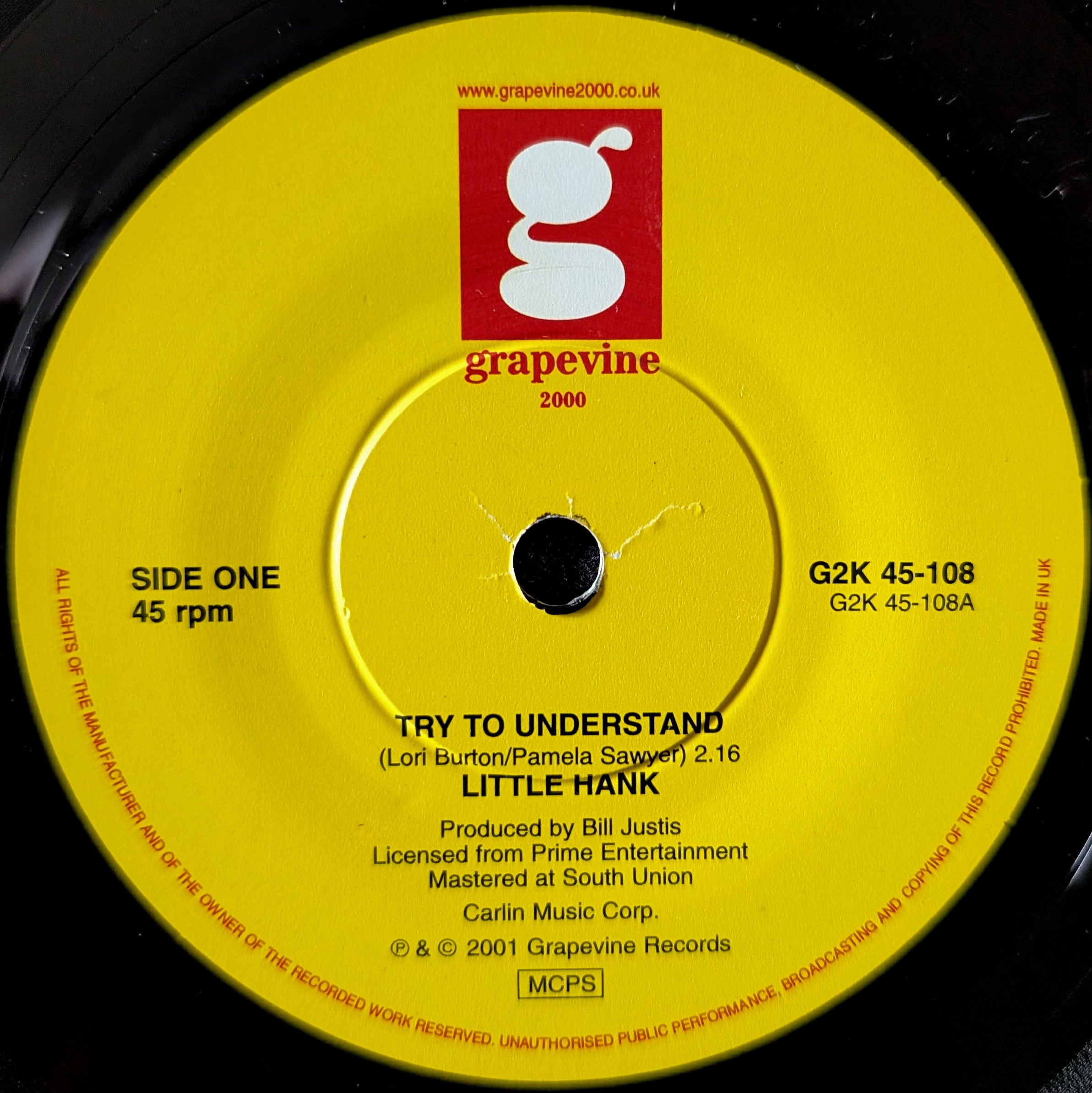 Little Hank-Try to understand/Mr.Bang Bang Man