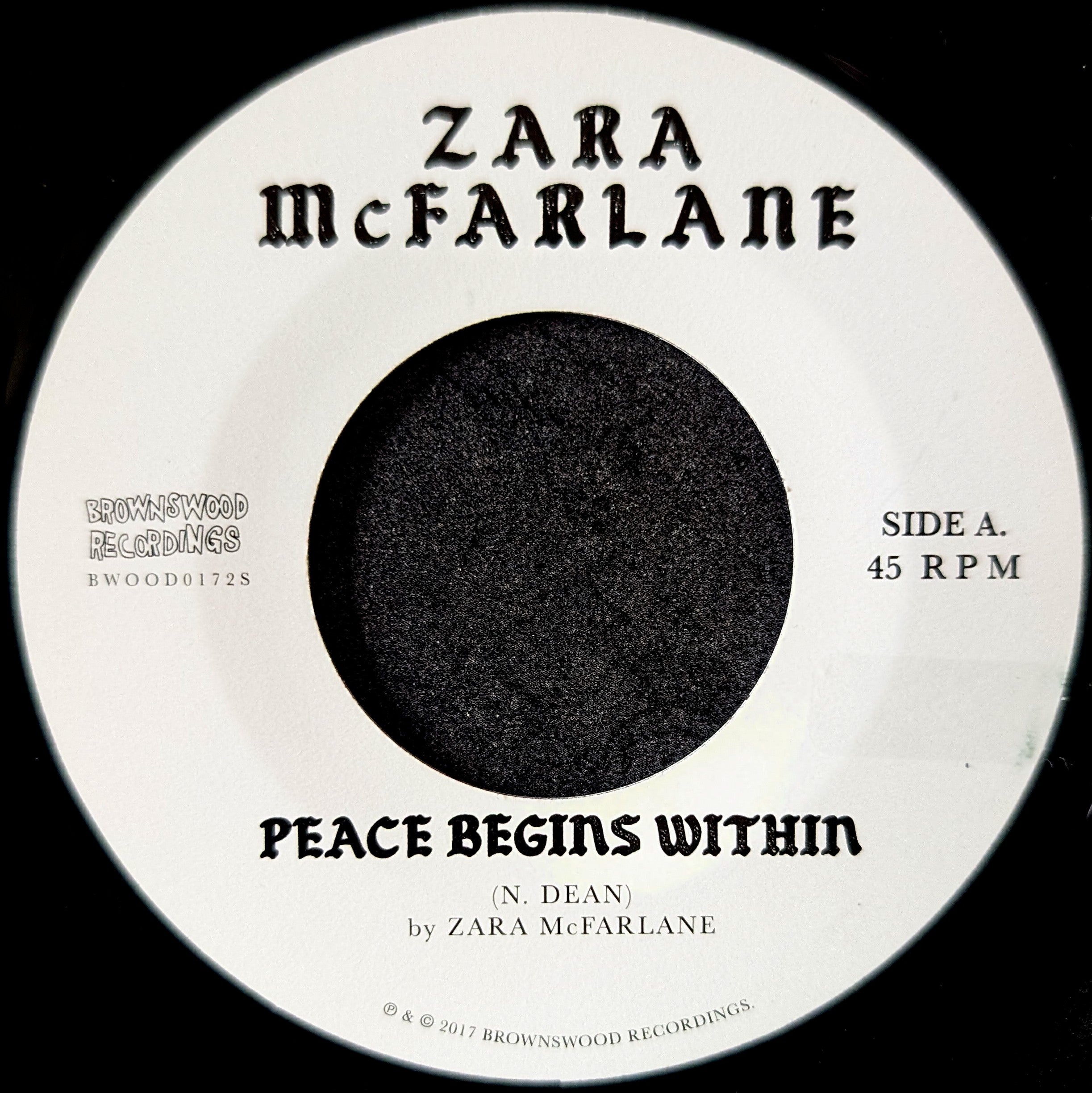 Zara Mcfarlane-Peace begins within/Peace begins within