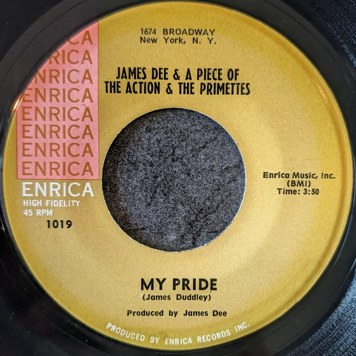 James Dee-My Pride/ Jealous over love