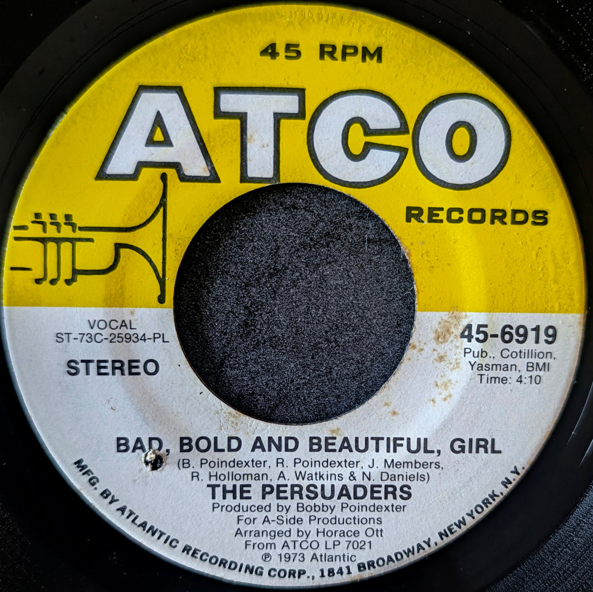 The Persuaders-Please stay/ Bad, Bold and beautiful, Girl