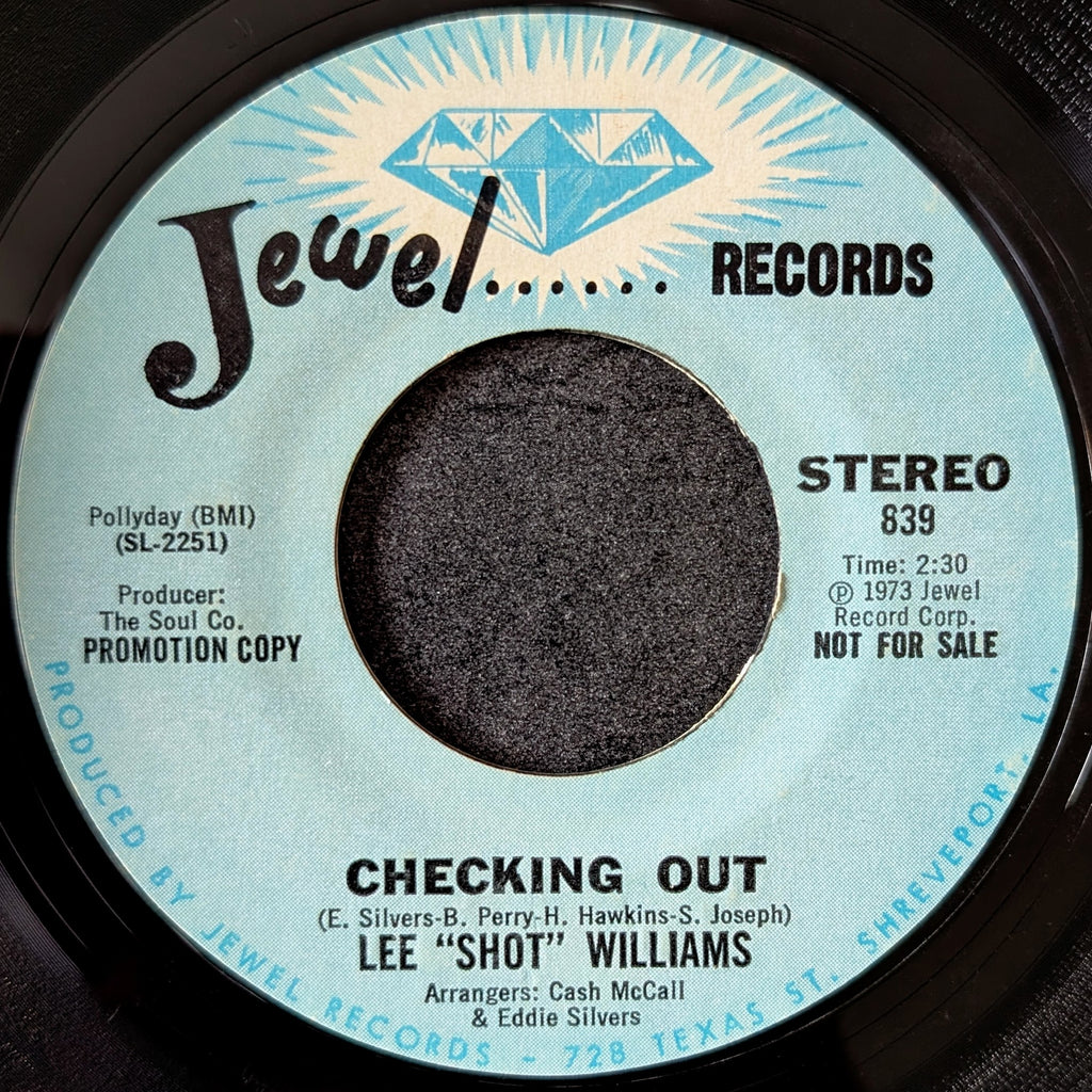 Lee Shot Williams-Checking out/ Baby,baby