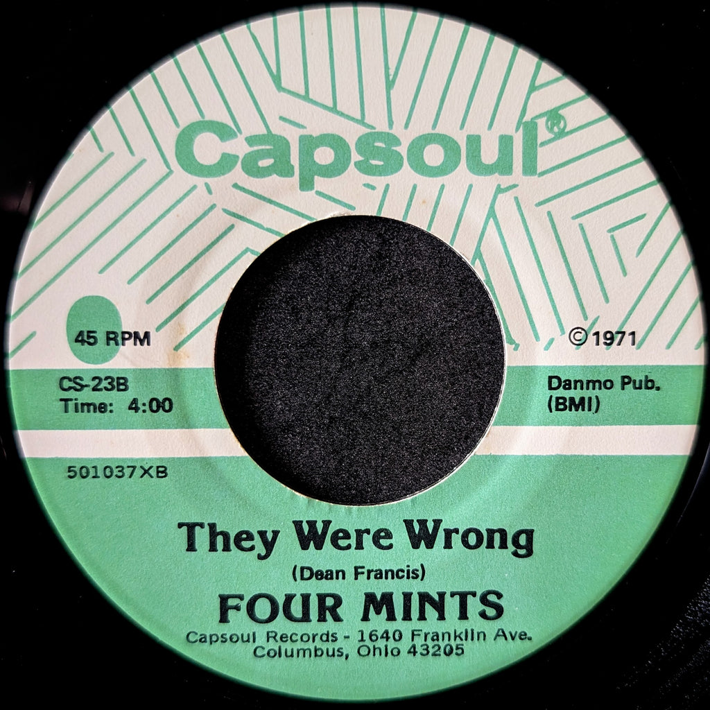 Four Mints-Row-Row-Row my boat/They were wrong