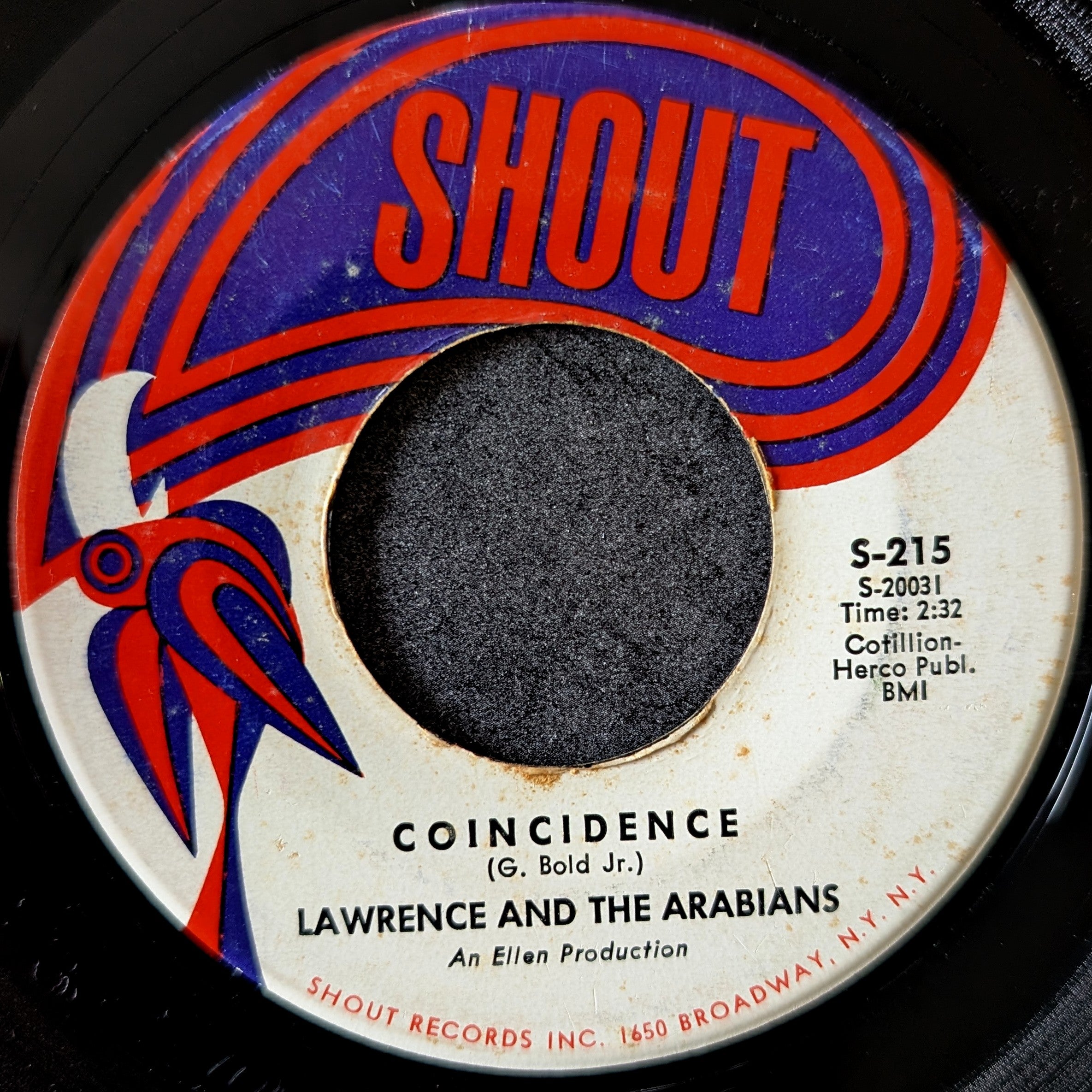Lawrence and The Arabians-Ooh Baby/ Coincidence