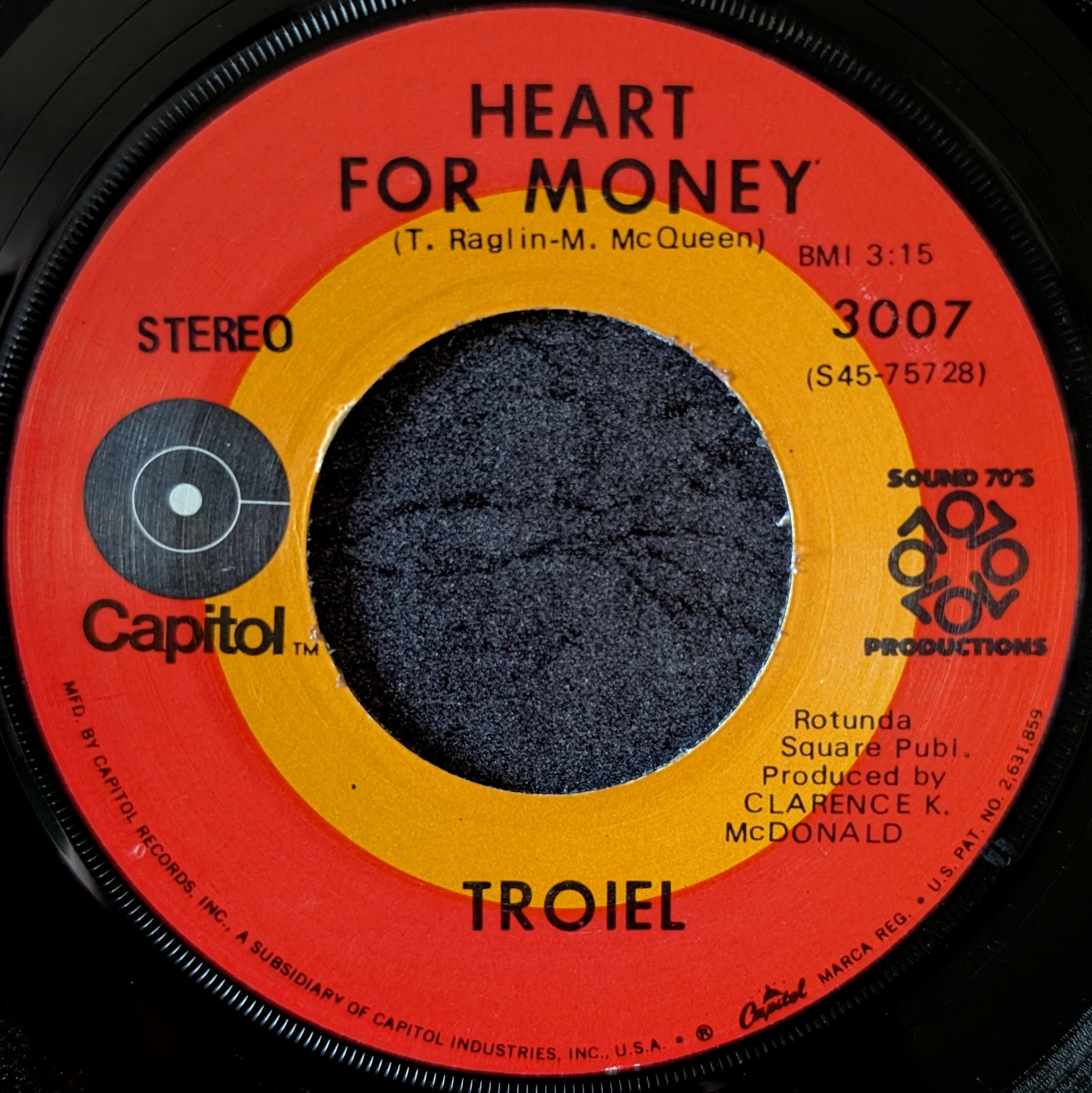Troiel-Heart for money/ Time look away