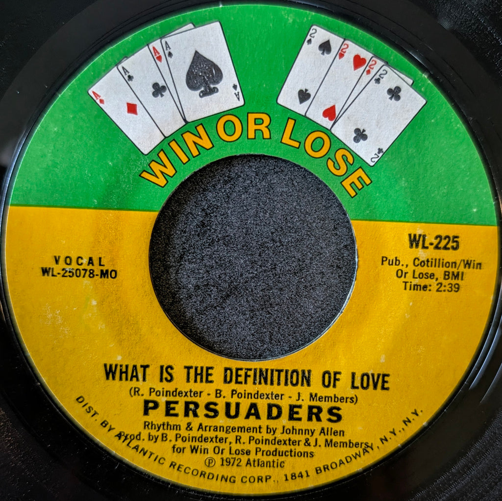 The Persuaders-What is the definition of love/ Peace in the valley of love