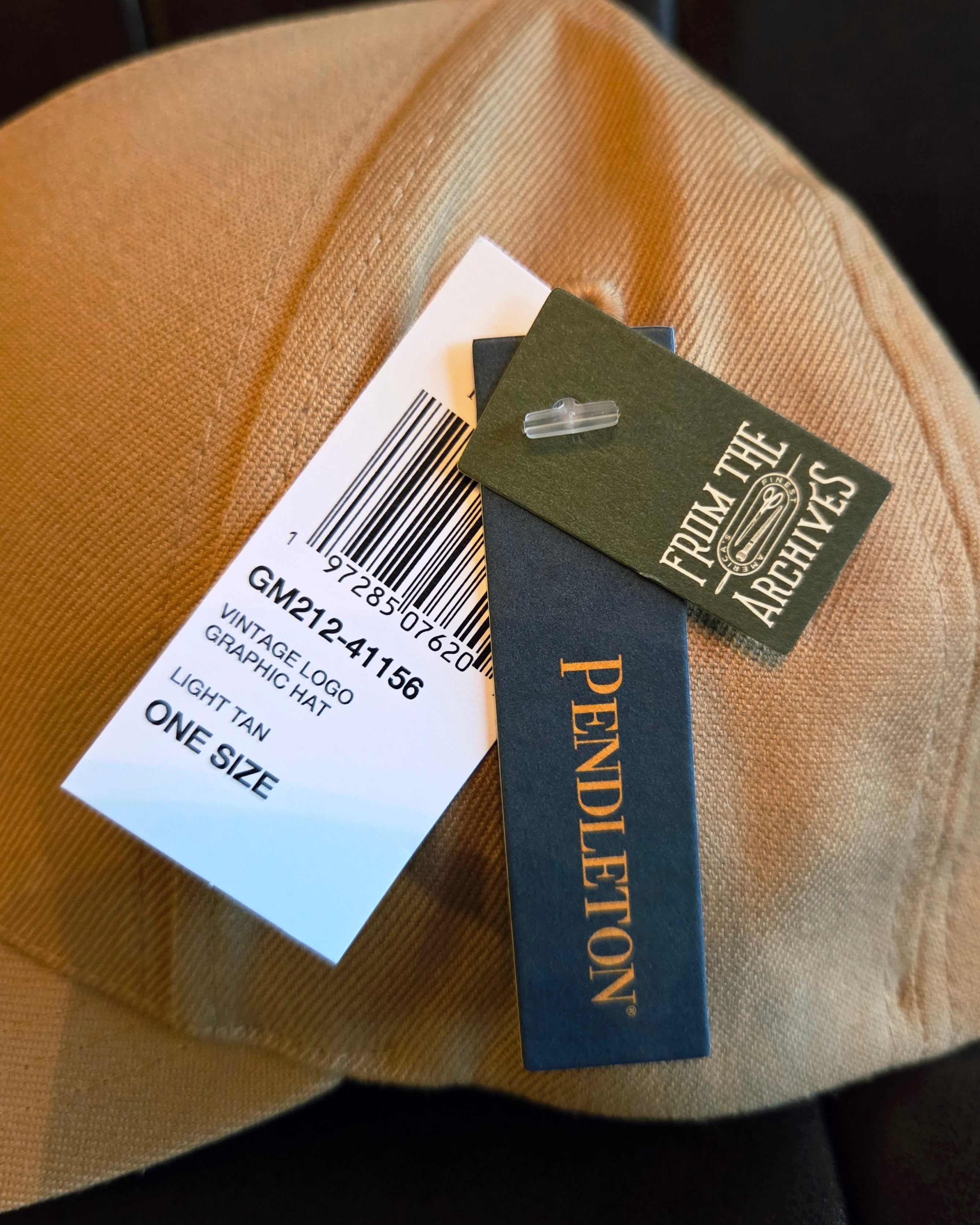 Pendleton キャップ 詳細 ヴィンテージロゴ