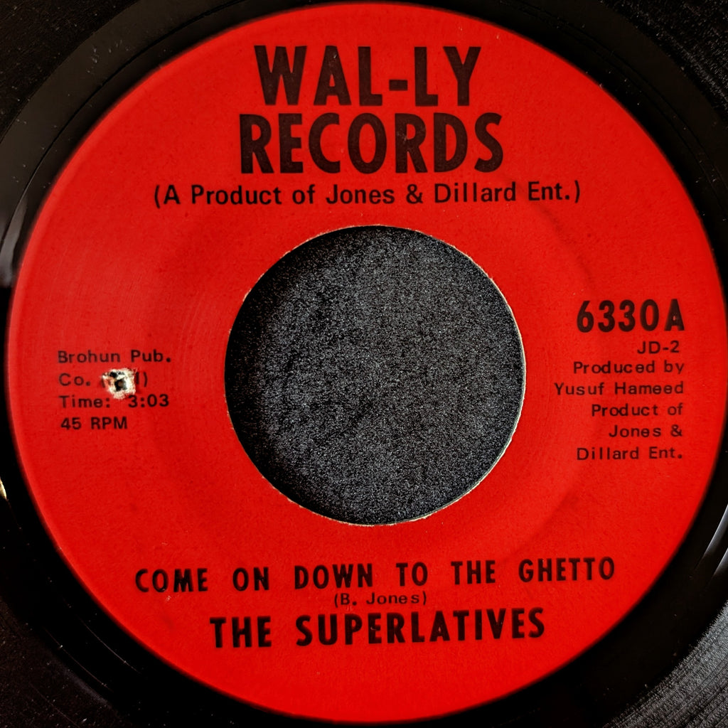 The Superlatives-Come on down to the ghetto/ It's easy to love