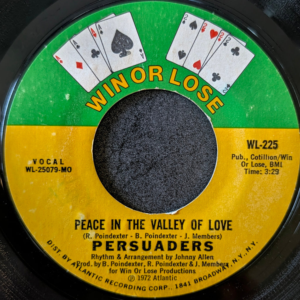 The Persuaders-What is the definition of love/ Peace in the valley of love