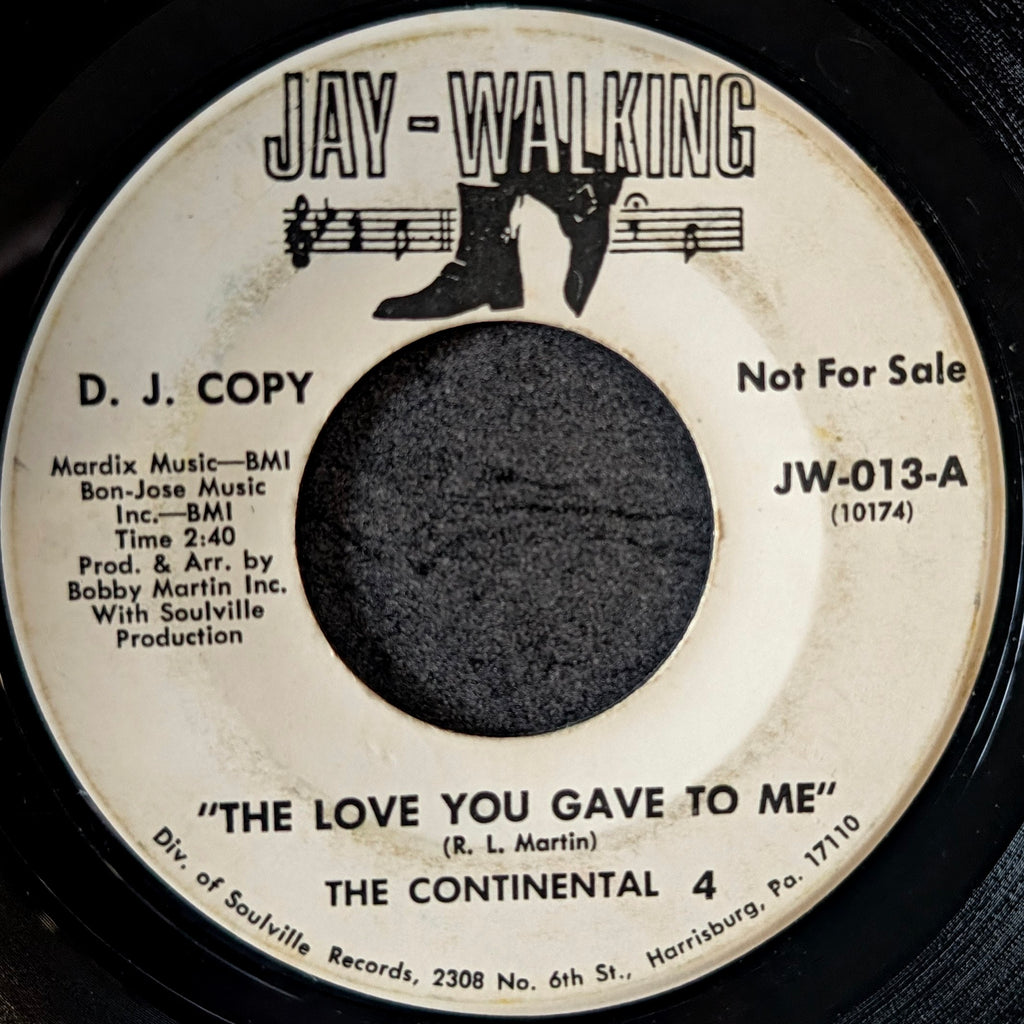 The Continental 4- The love you gave to me/ How can I pretend