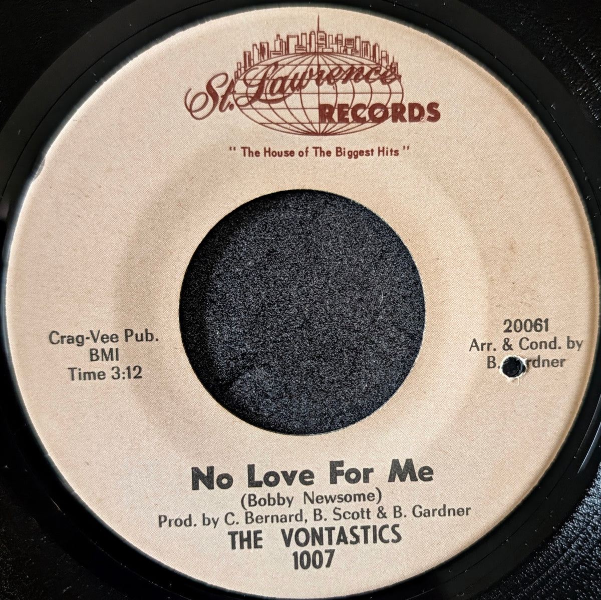 The Vontastics-No love for me/ Peace of mind