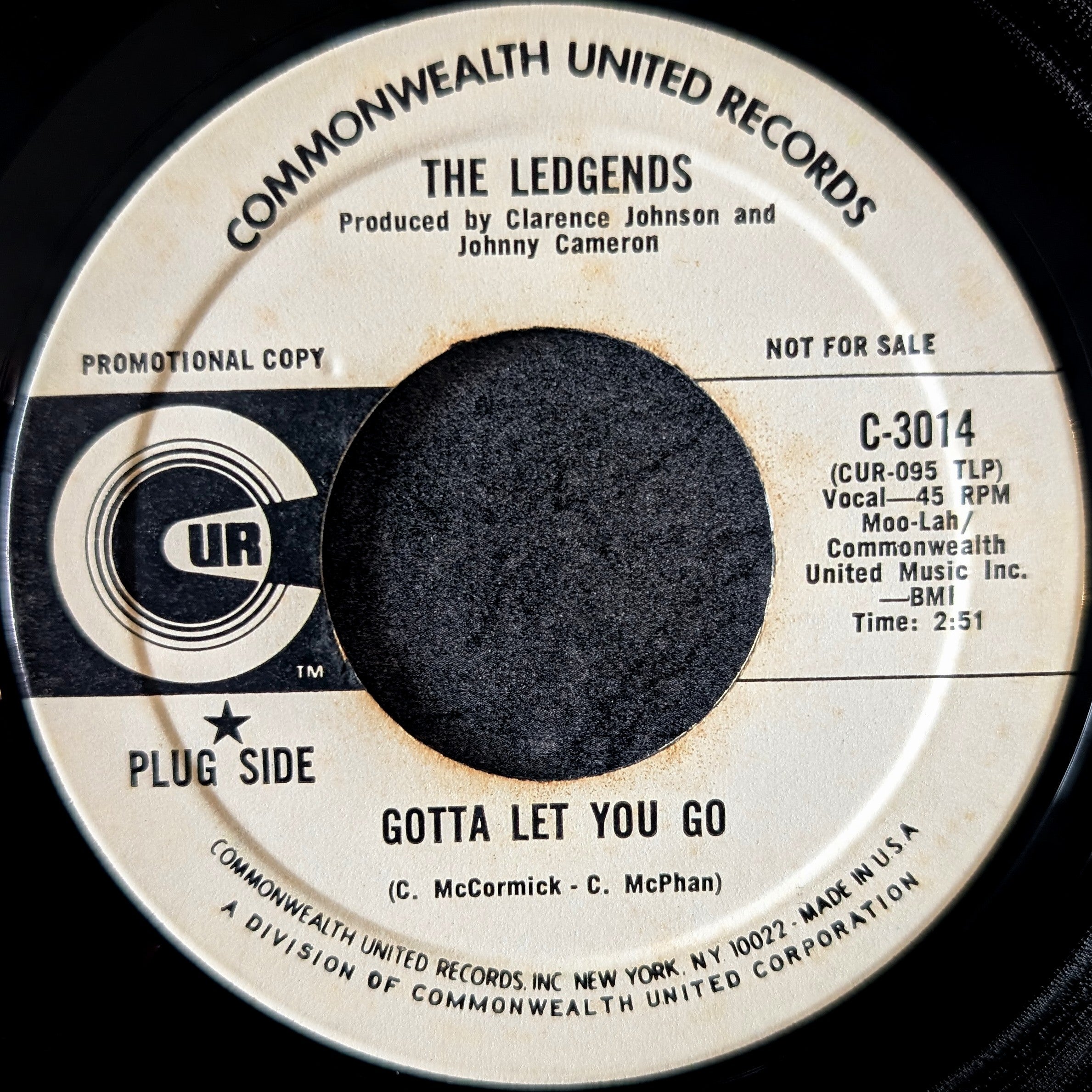 The Ledgends-Gotta let you go/Fear not