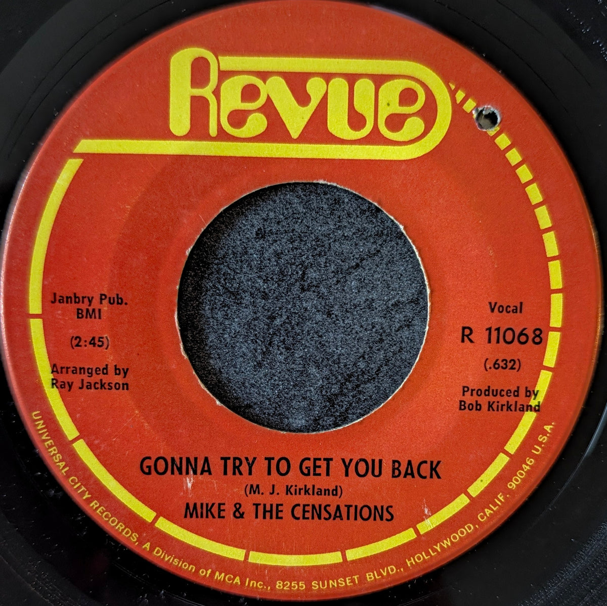Mike & The Censations-Gonna try to get you back/ A Man ain't nothin but a man