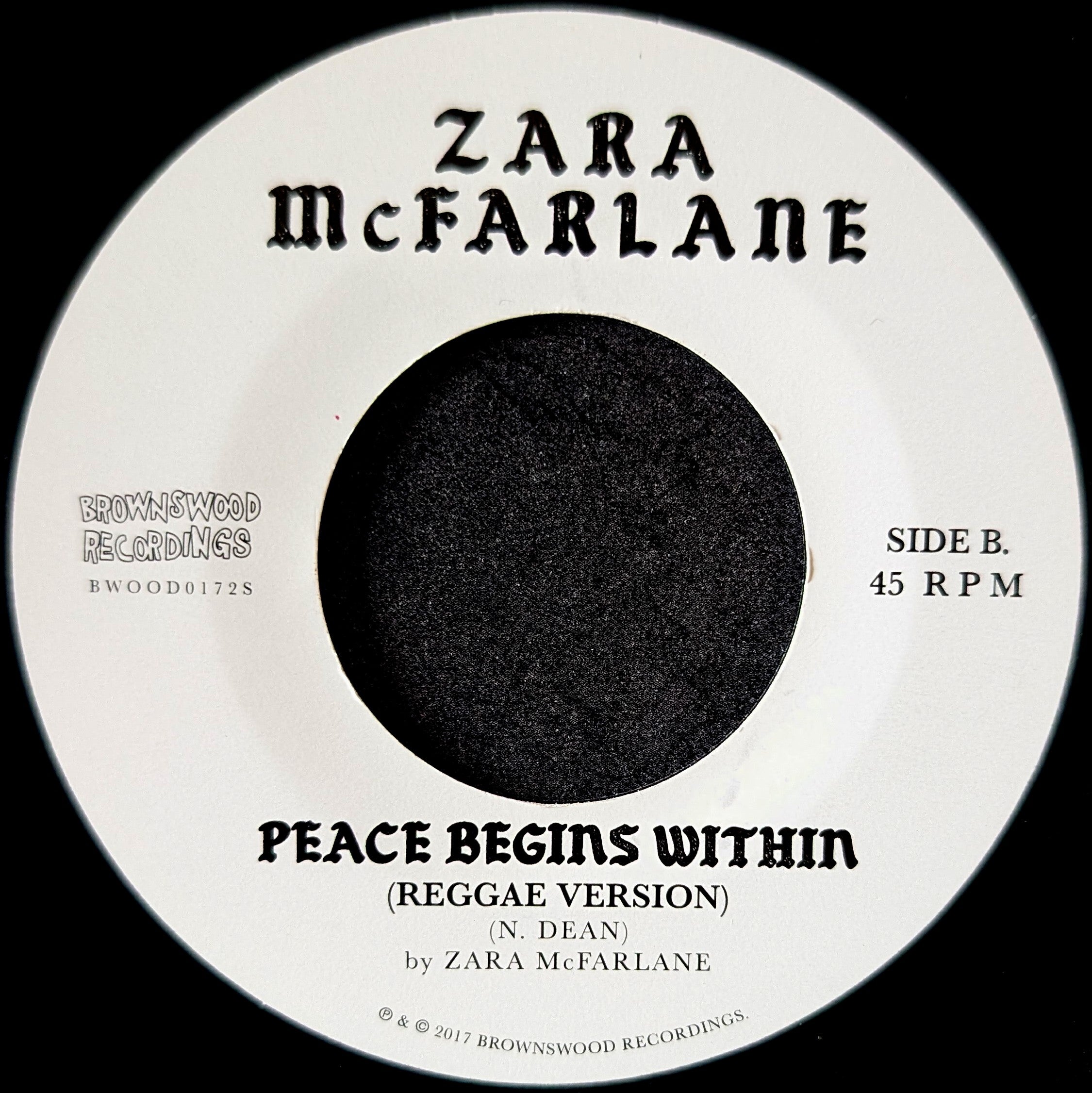Zara Mcfarlane-Peace begins within/Peace begins within